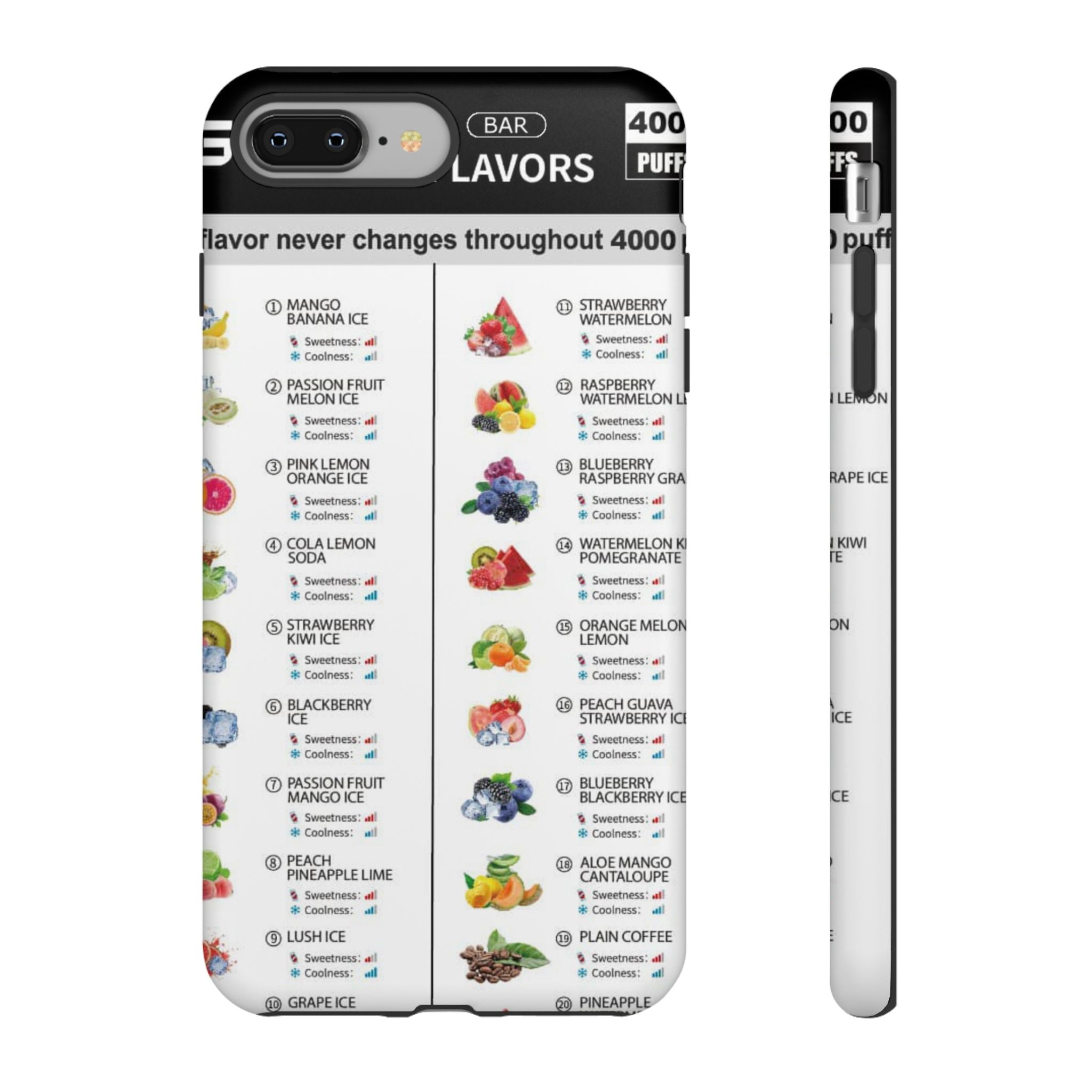 Vape Menu - Tough Case