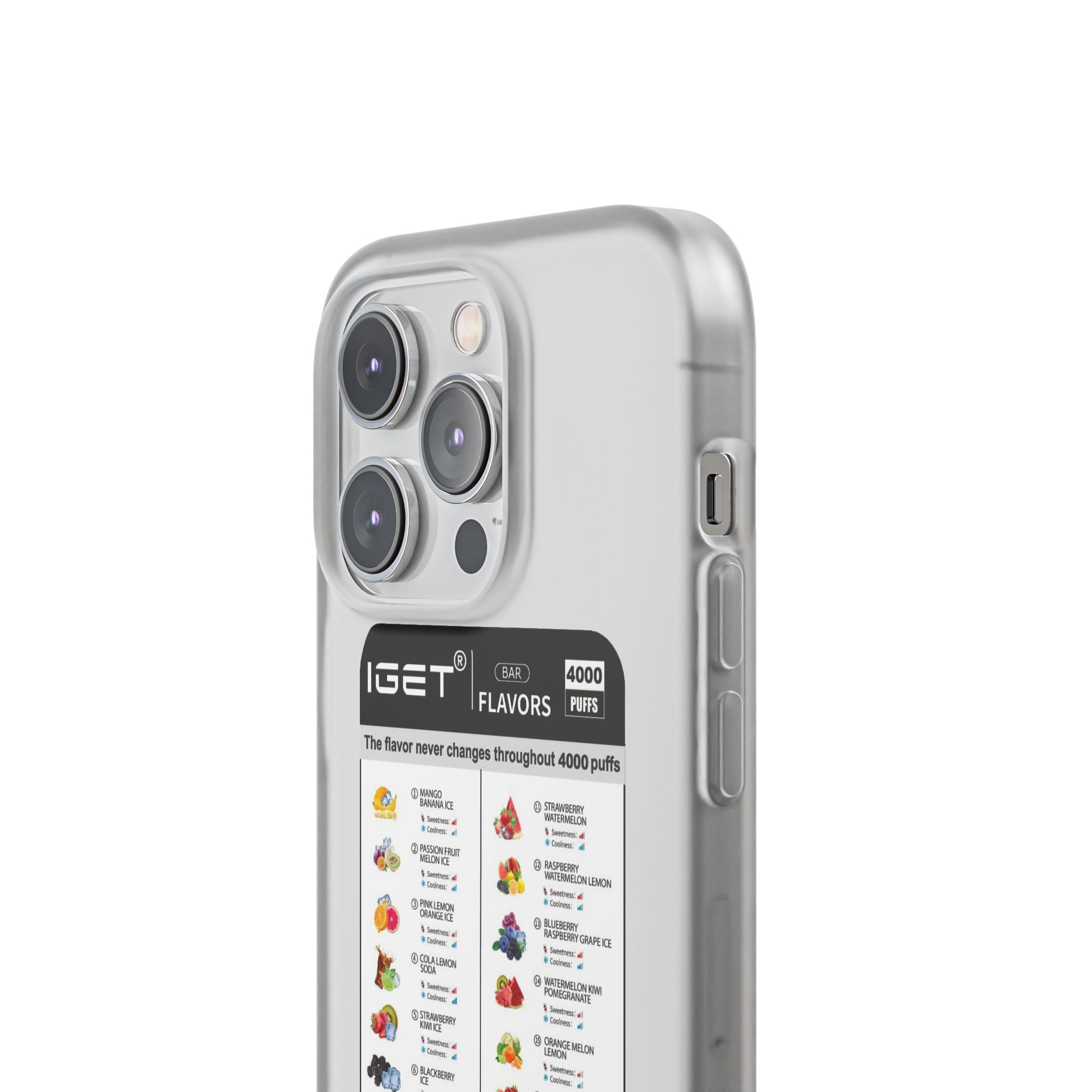 Vape Menu - Flexi Case