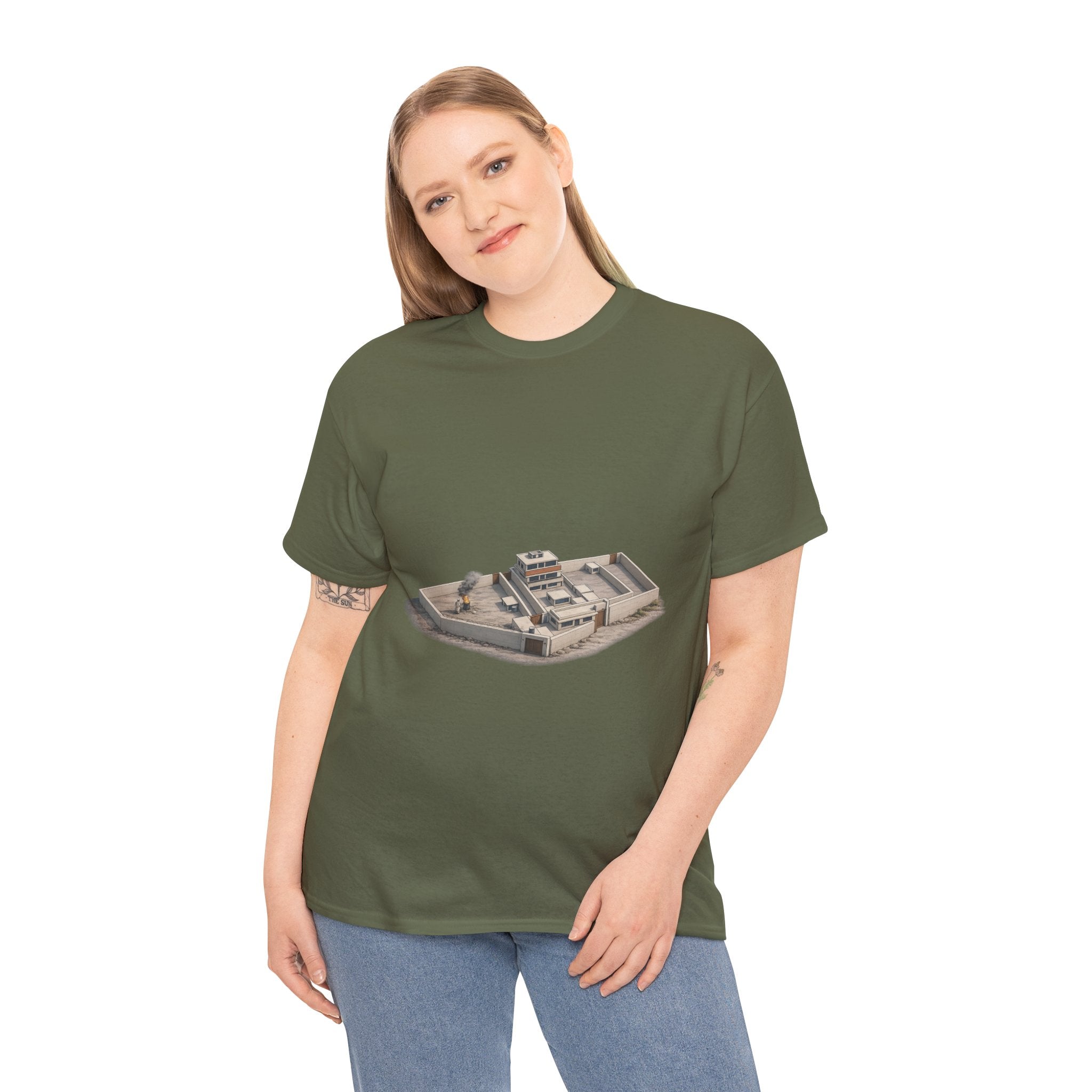 Abbottabad Compound Illustration - T-Shirt