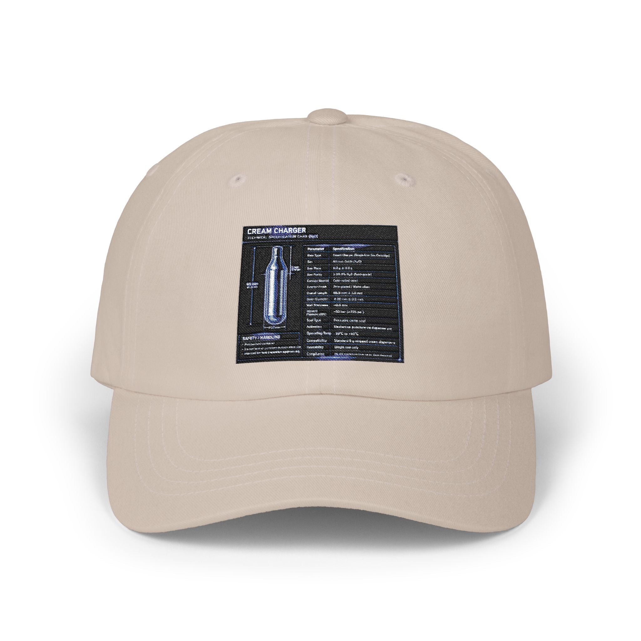 Cream Charger Blueprint - Hat