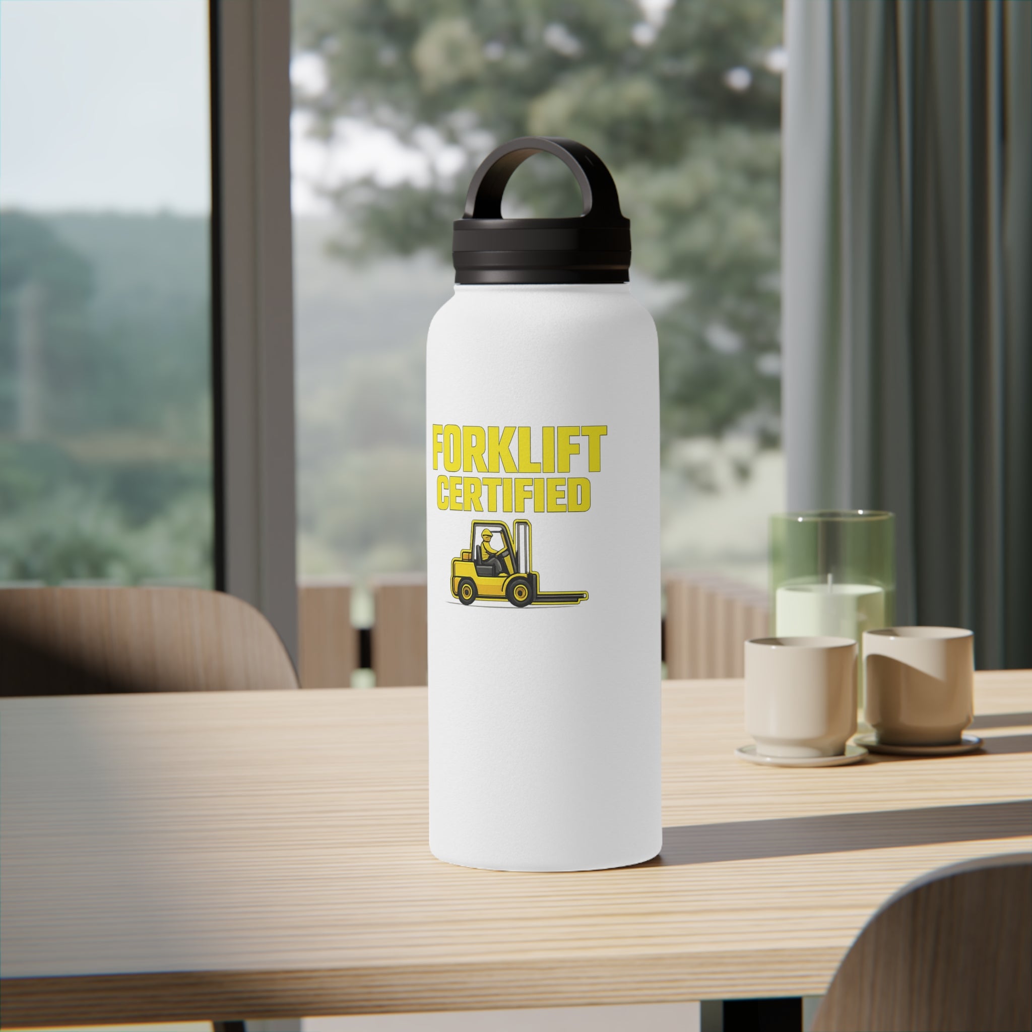 Forklift Certified Stainless Steel Bottle