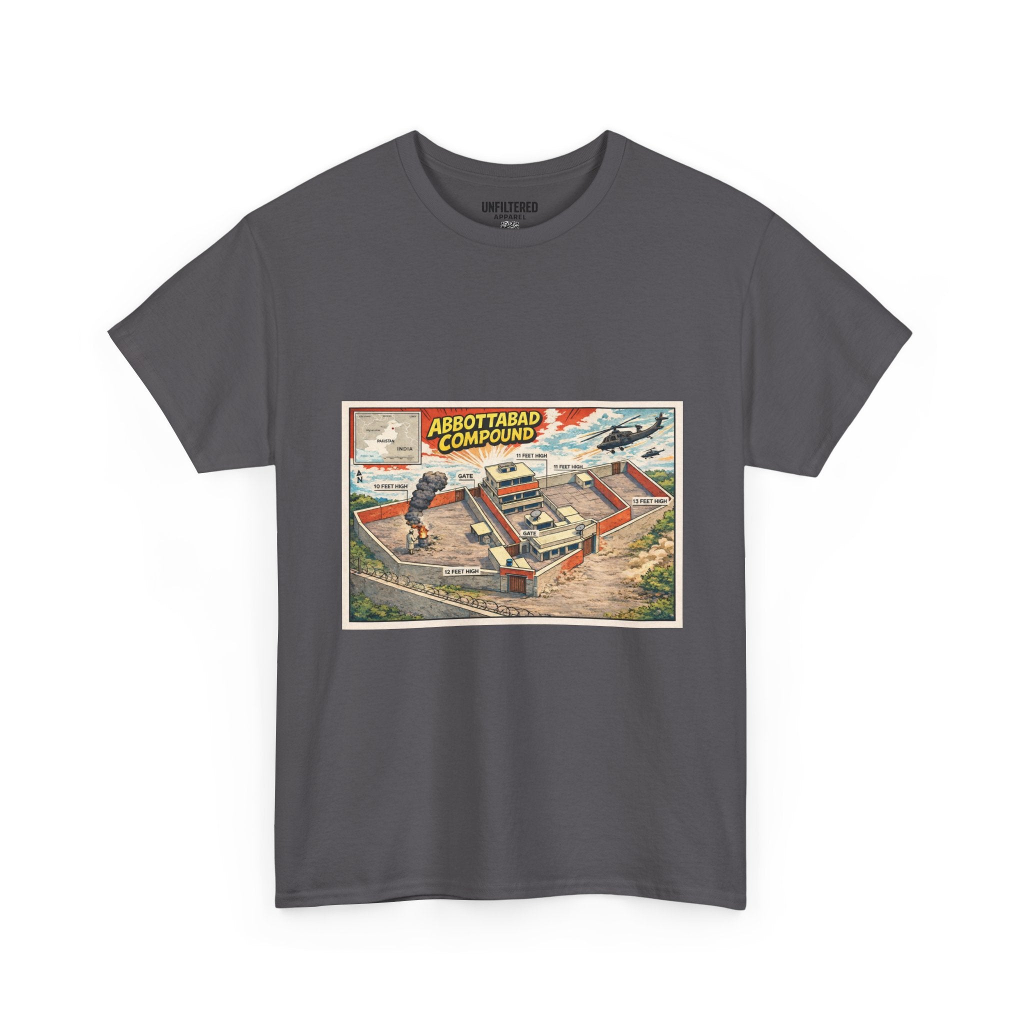 Abbottabad Compound Comic - T-Shirt