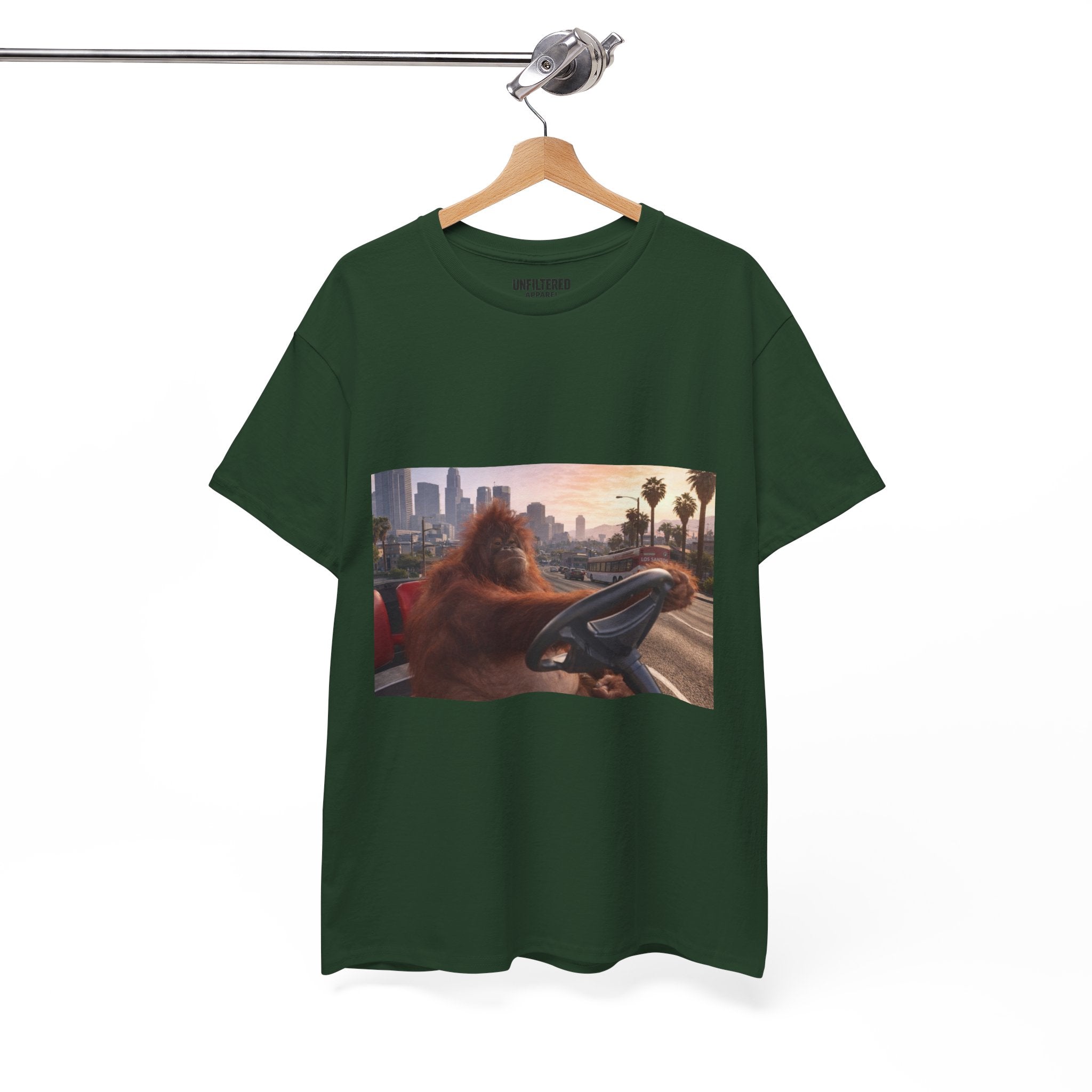 Orangutan Driving Los Santos - T-Shirt