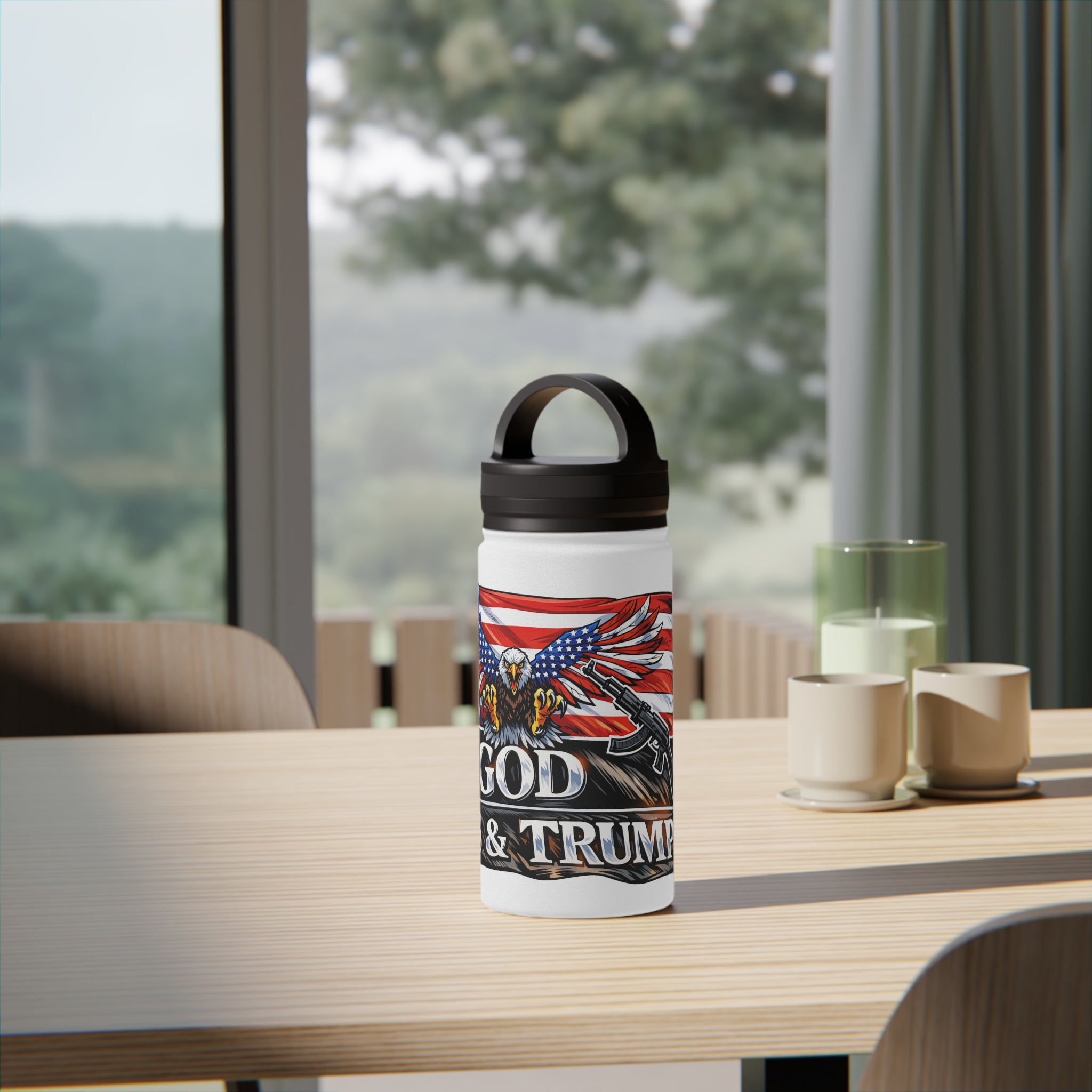 God, Guns & Glory Stainless Steel Bottle
