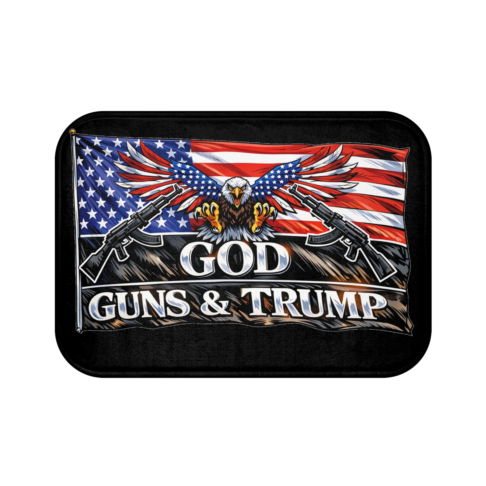 God, Guns & Trump - Bathmat