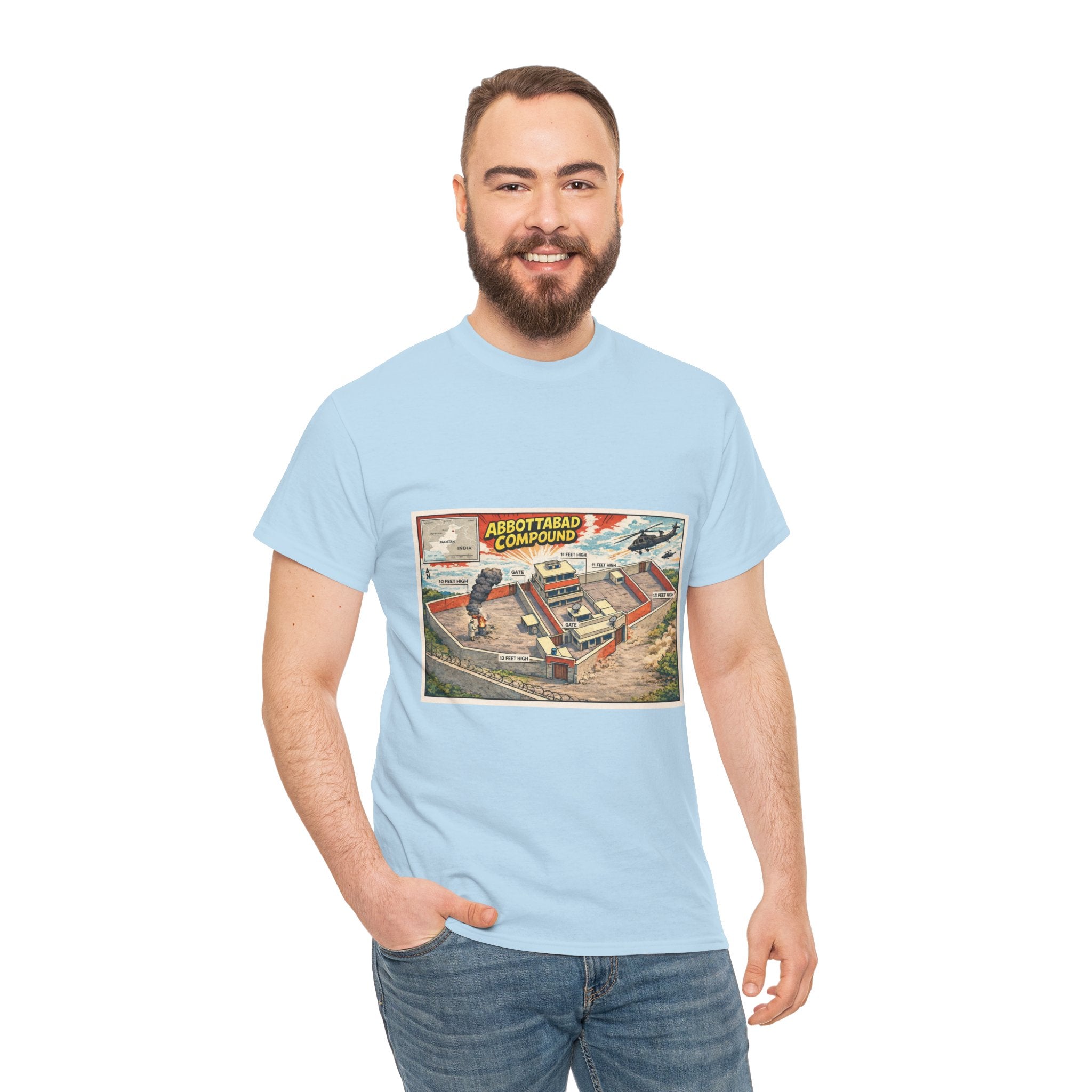 Abbottabad Compound Comic - T-Shirt