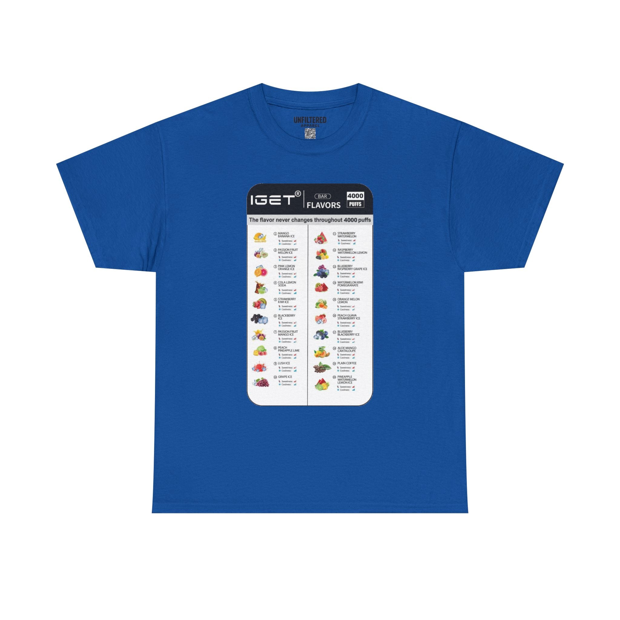 Vape Menu - T-Shirt