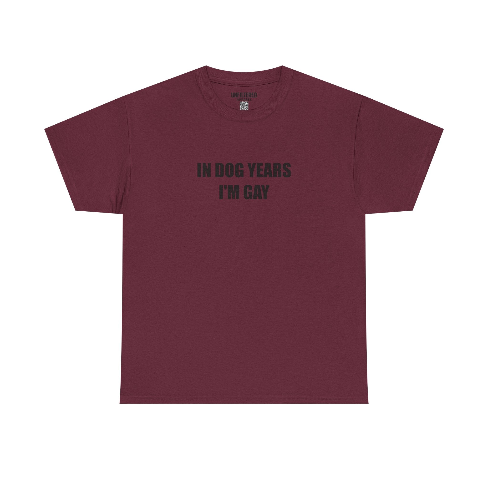 "In Dog Years I'm Gay" - T-Shirt