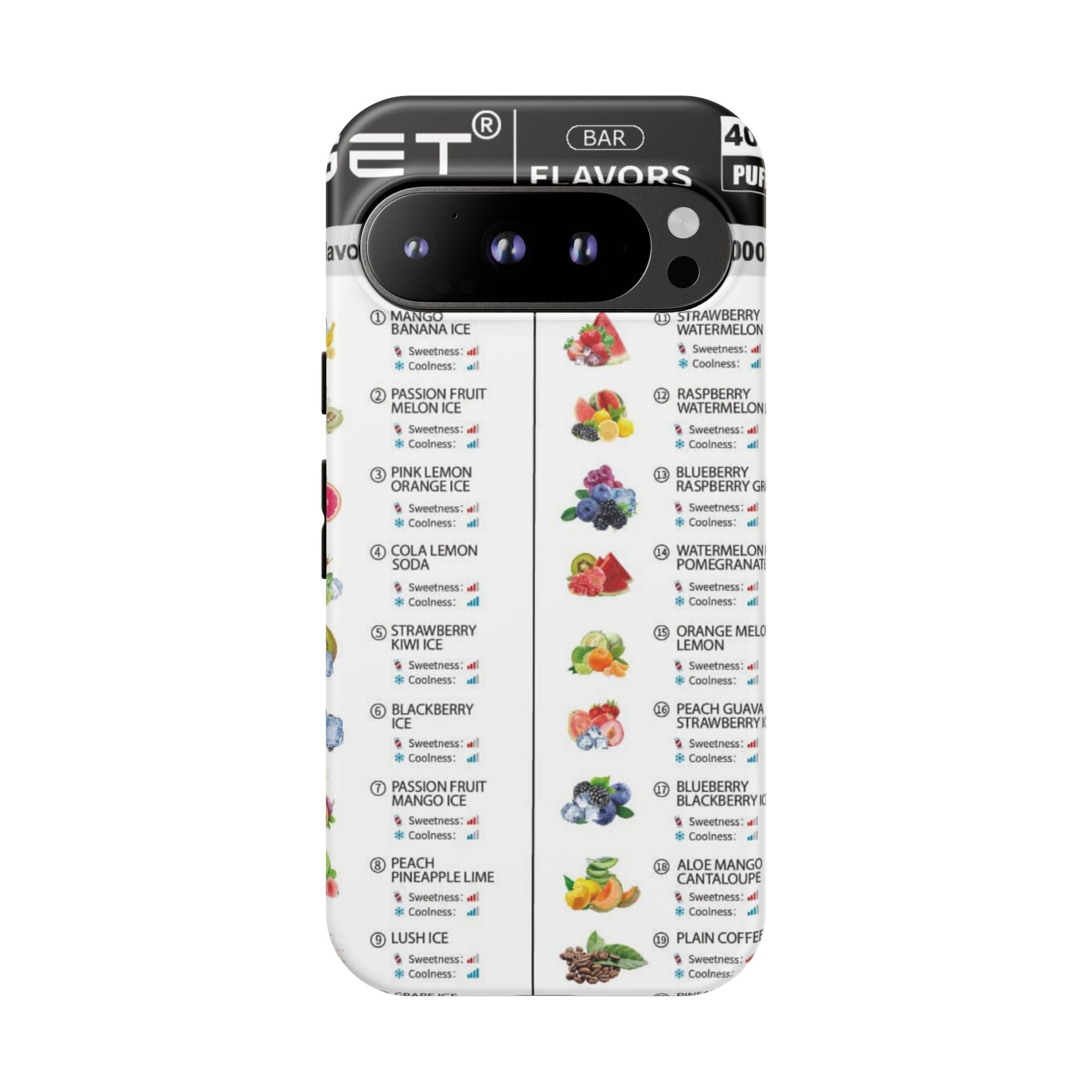 Vape Menu - Tough Case