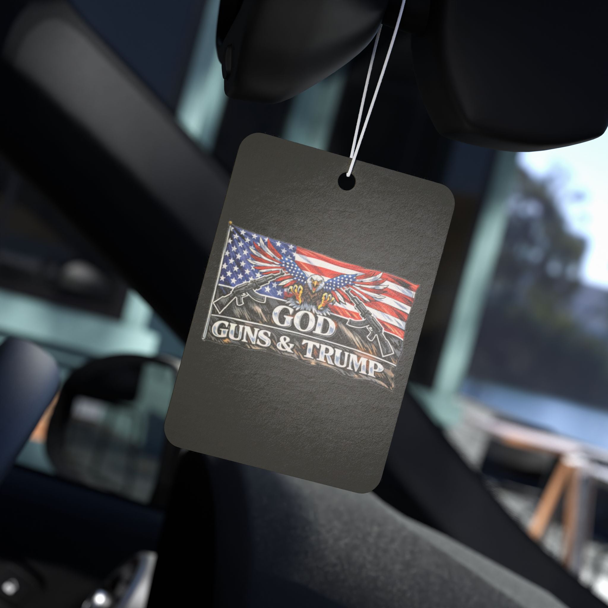God, Guns & Trump - Car Air Freshener