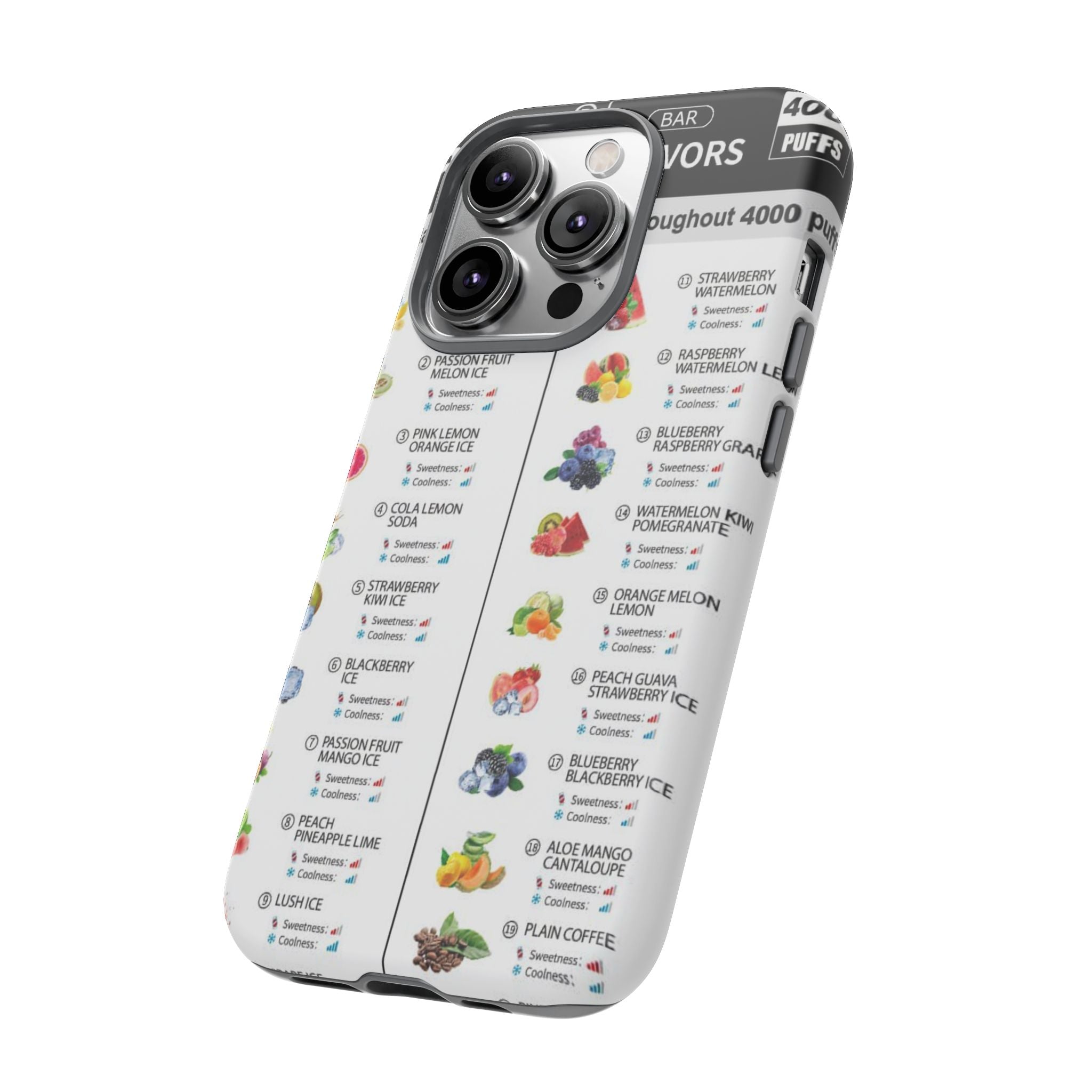 Vape Menu - Tough Case