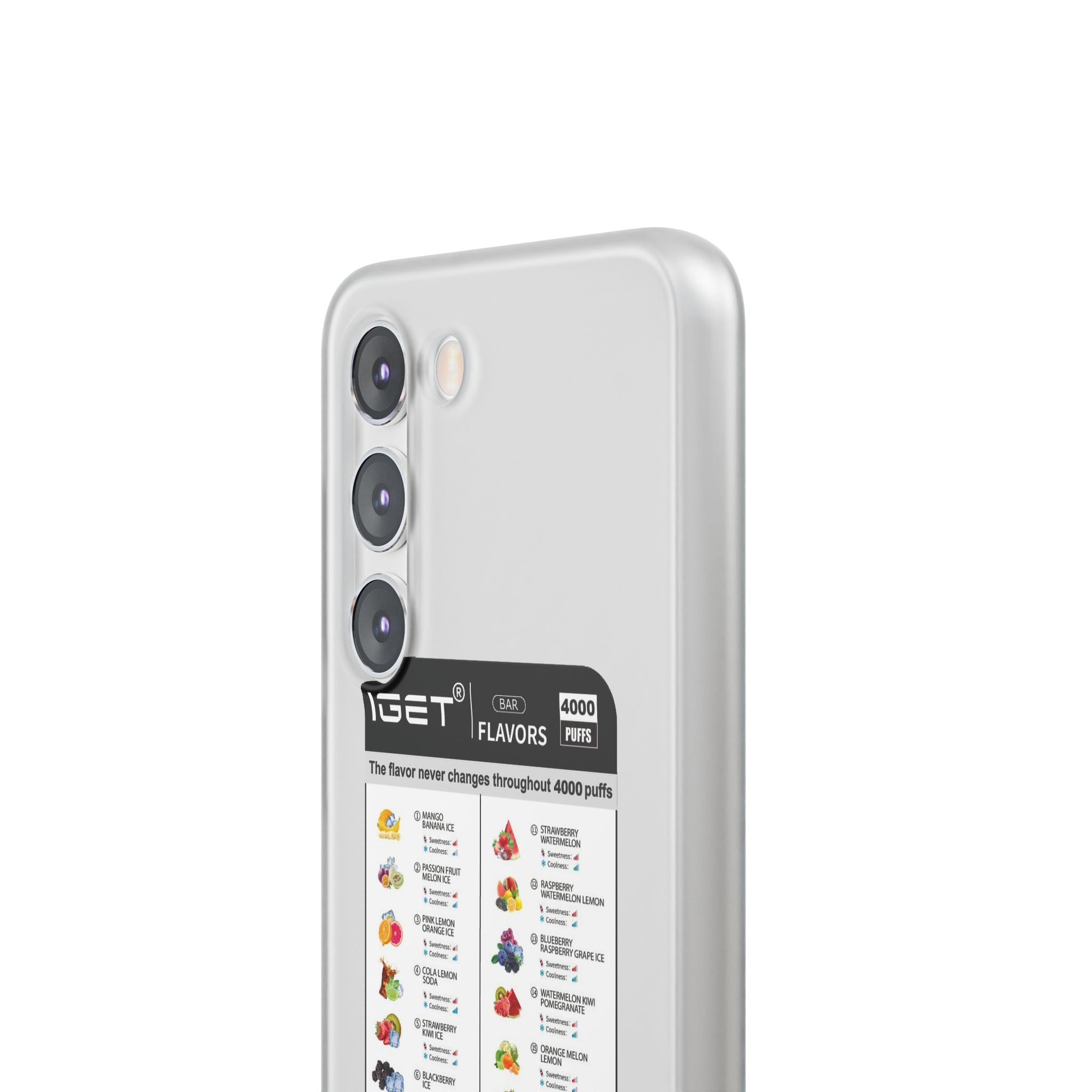 Vape Menu - Flexi Case