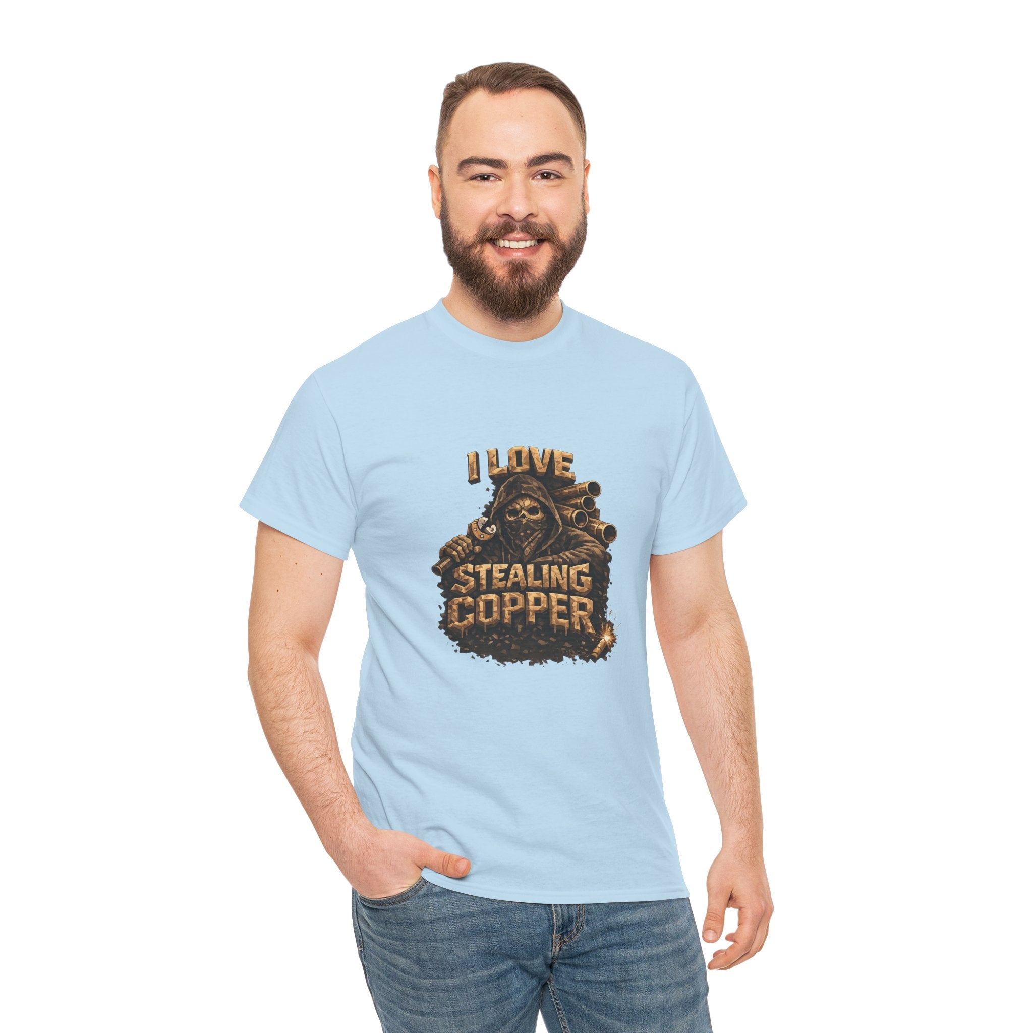 "I Love Stealing Copper" - T-Shirt