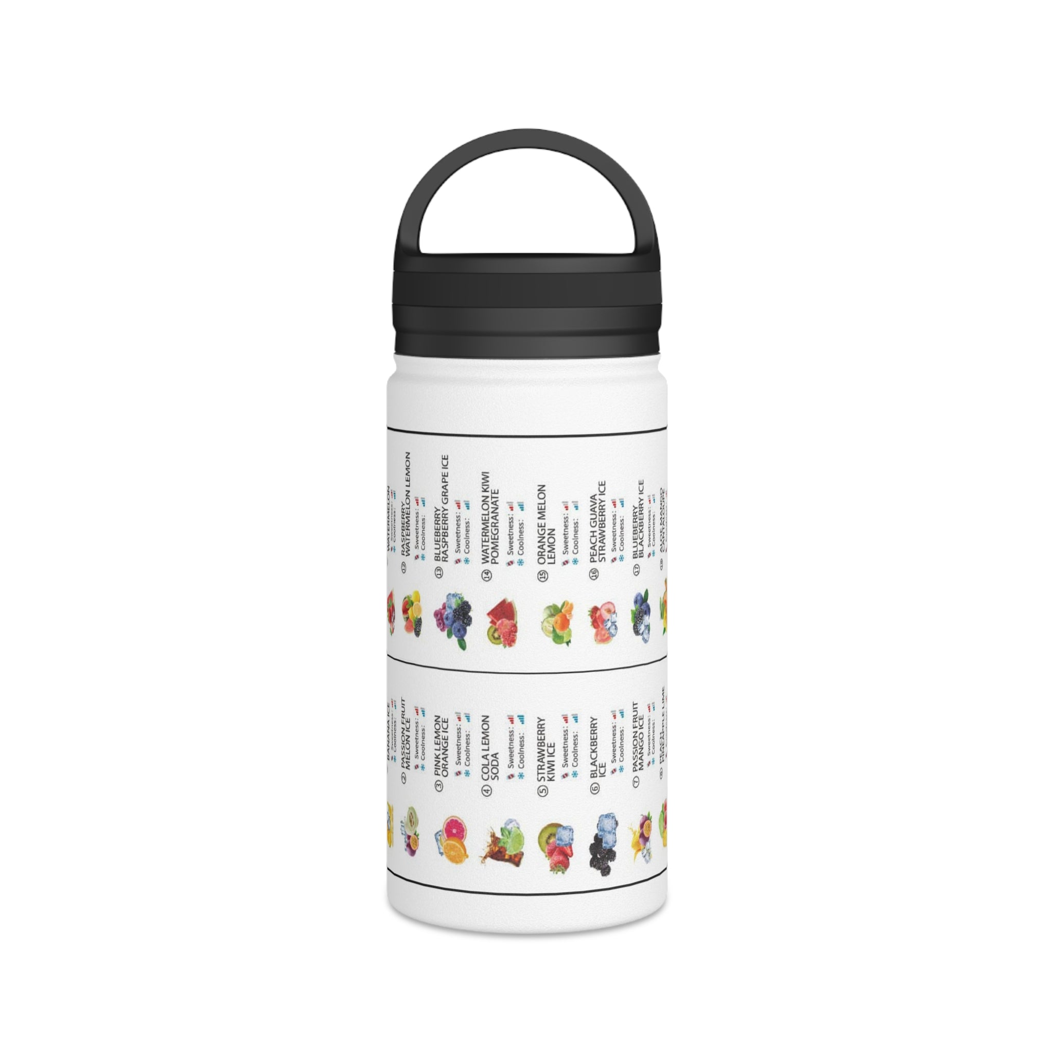 Vape Menu Stainless Steel Bottle