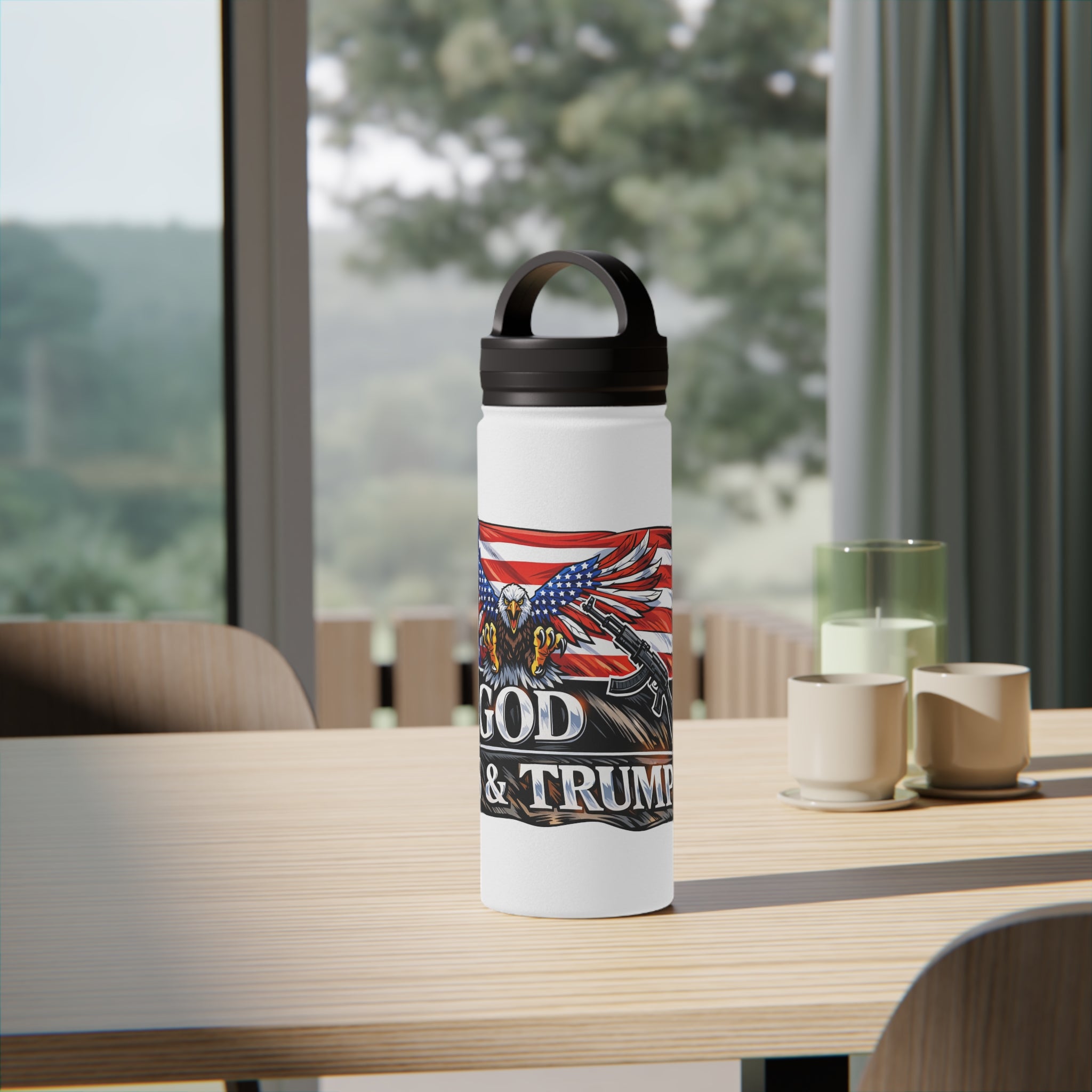 God, Guns & Glory Stainless Steel Bottle