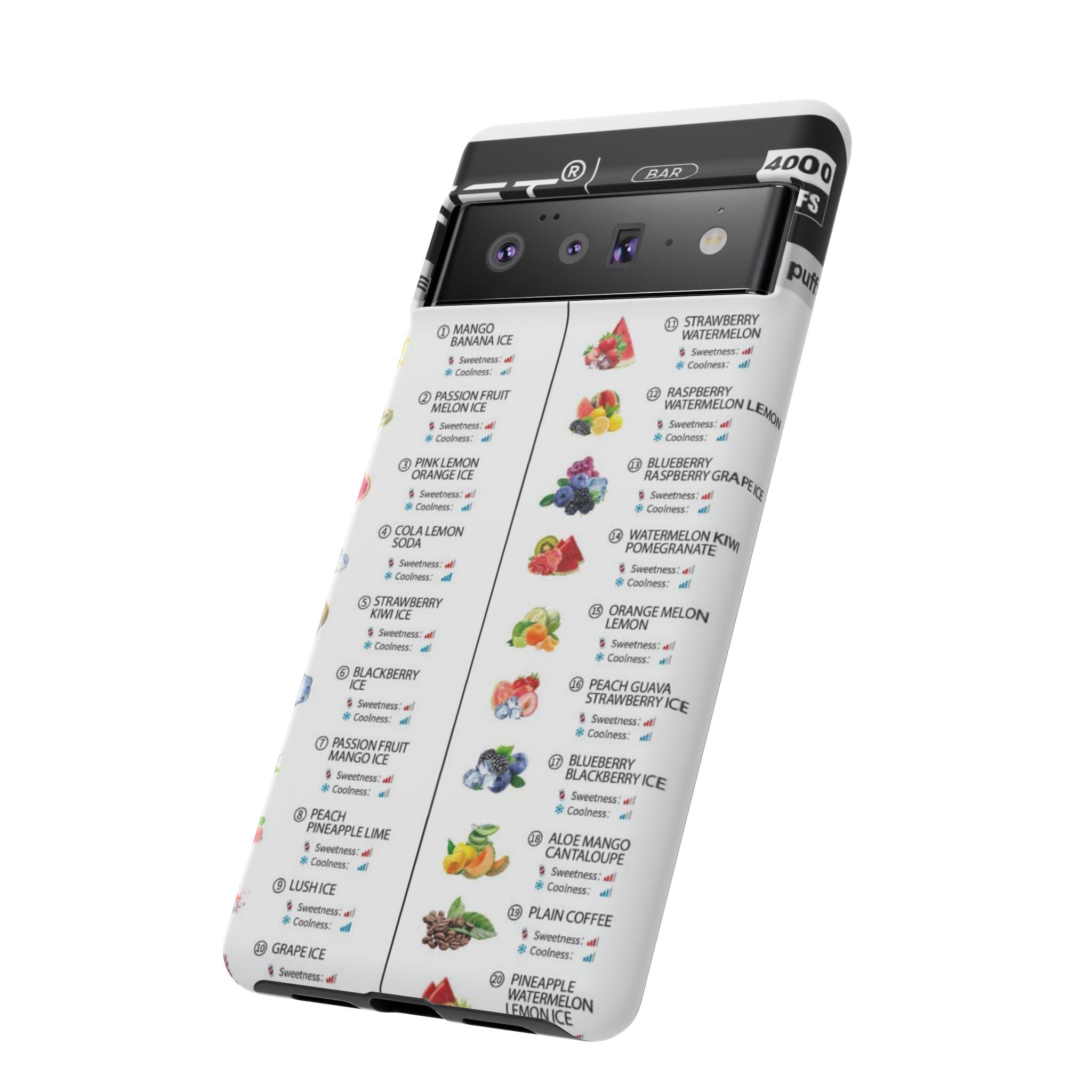 Vape Menu - Tough Case