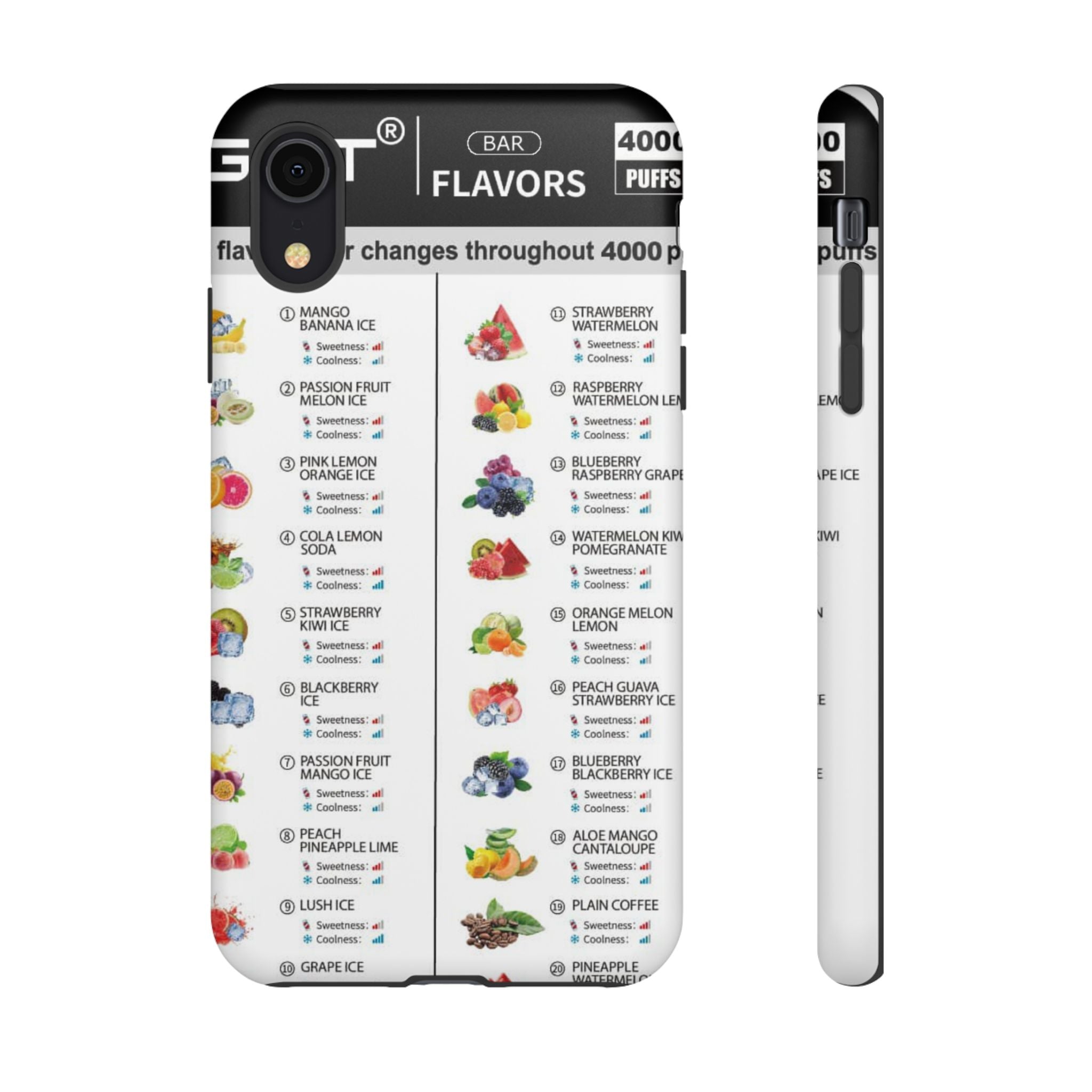 Vape Menu - Tough Case