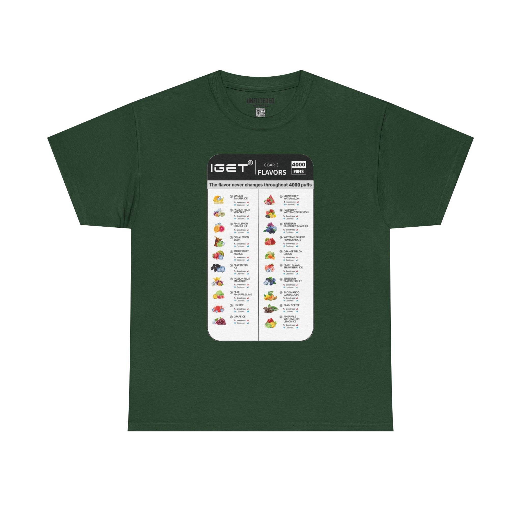 Vape Menu - T-Shirt