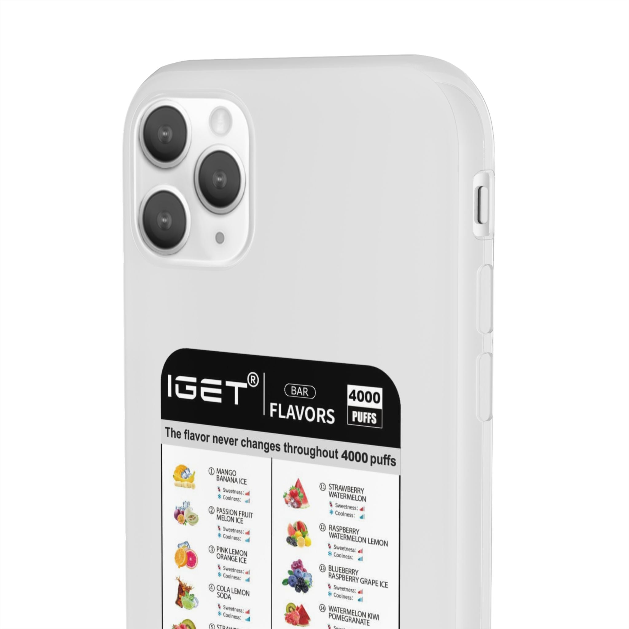 Vape Menu - Flexi Case