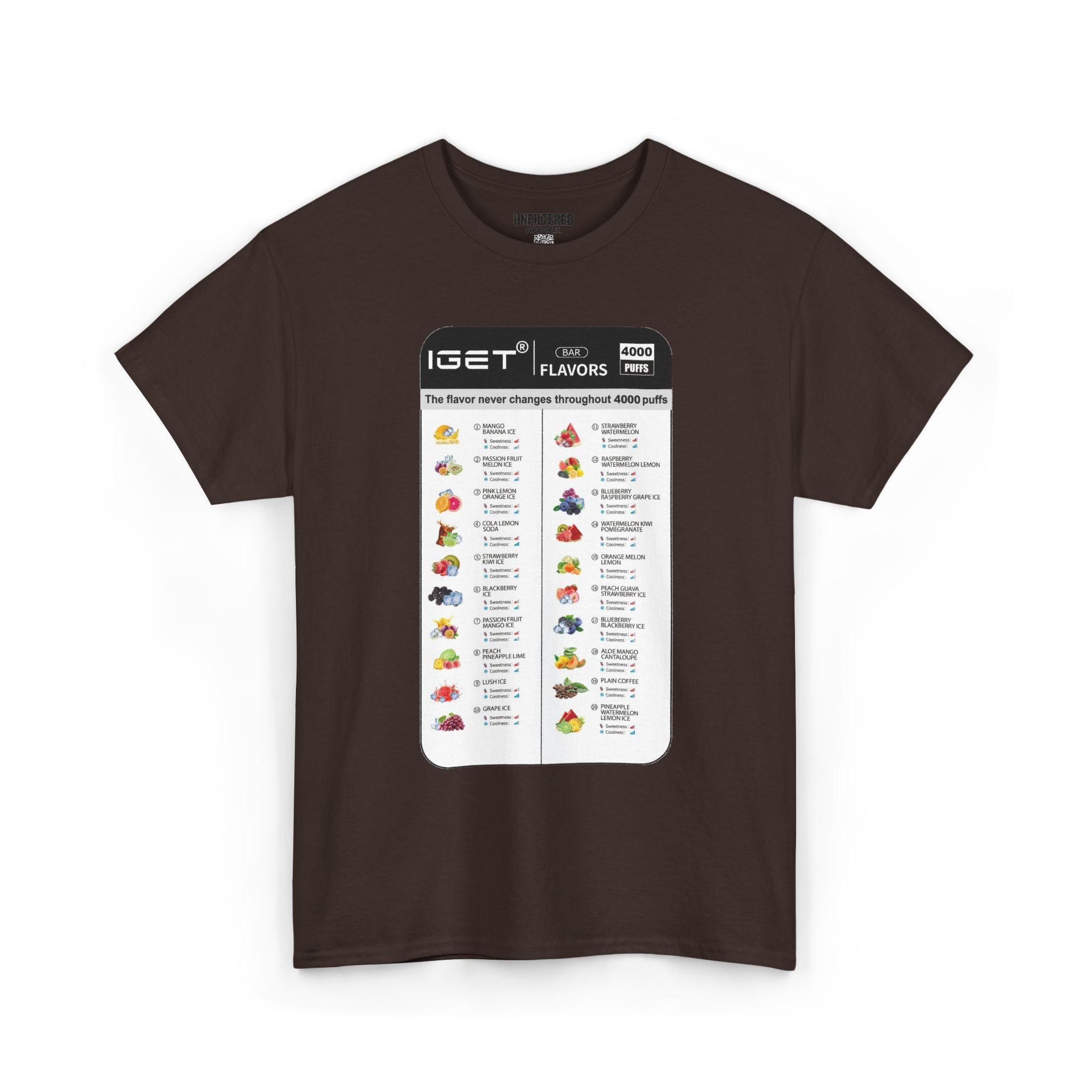 Vape Menu - T-Shirt