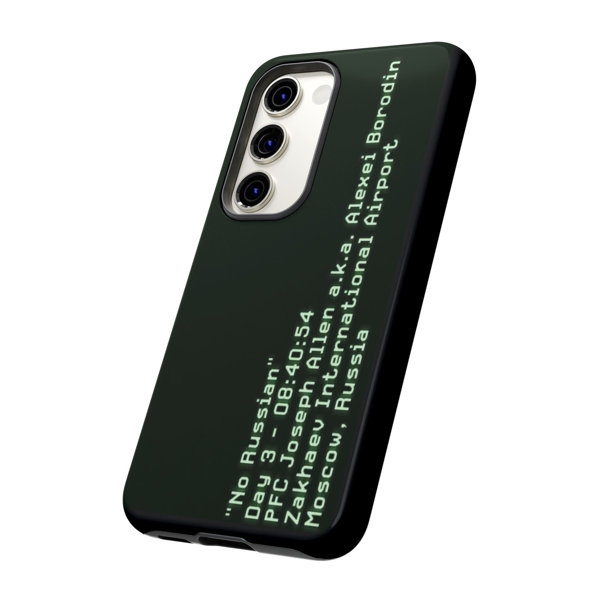 'No Russian' - Tough Case