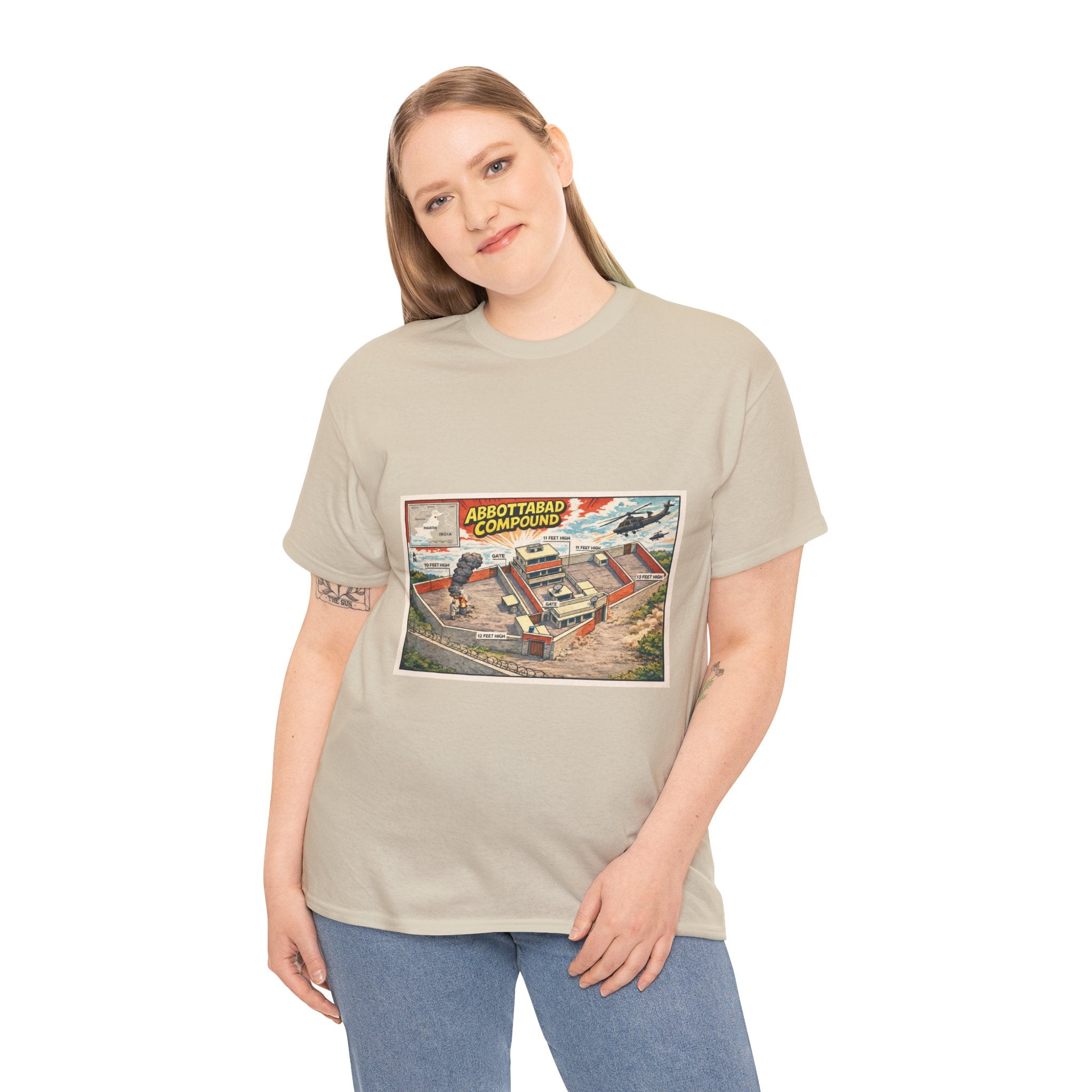 Abbottabad Compound Comic - T-Shirt