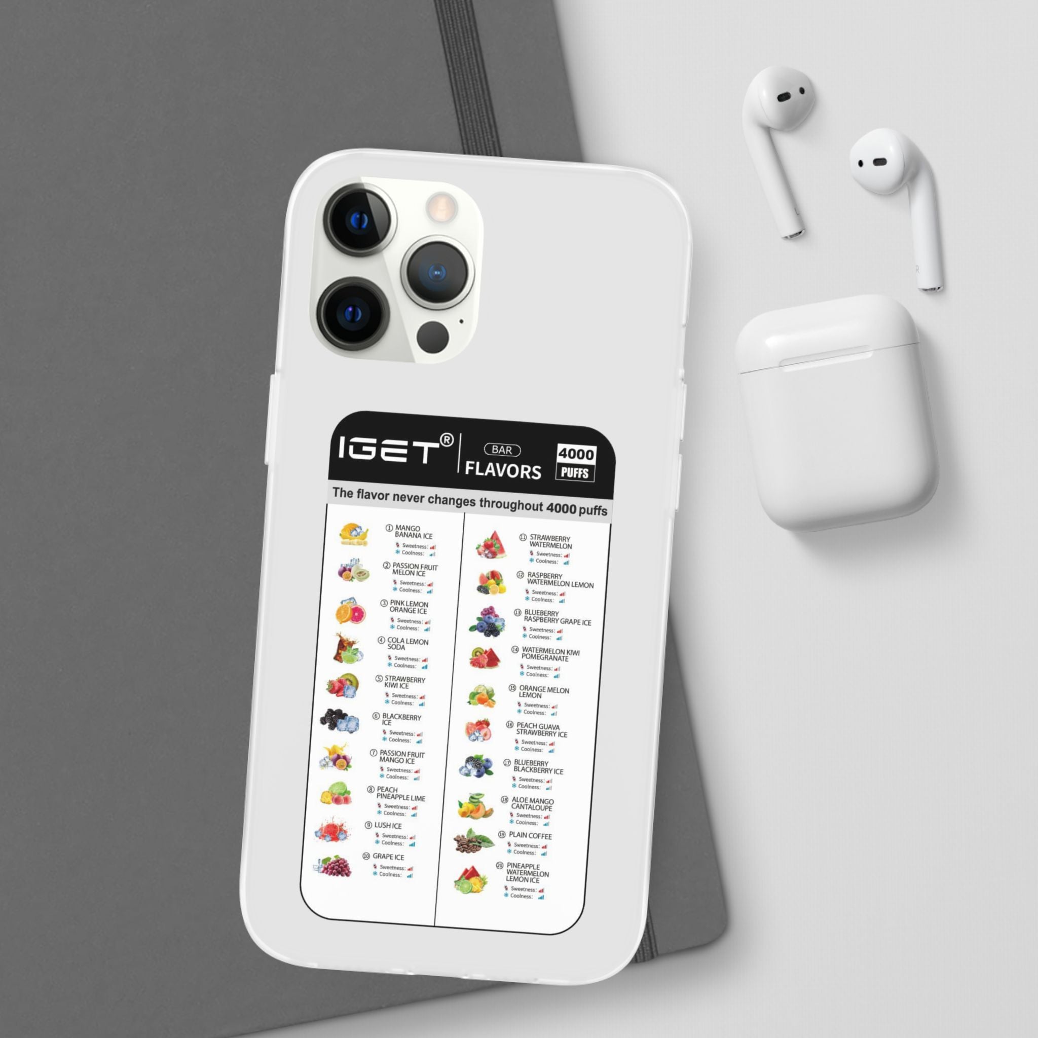 Vape Menu - Flexi Case