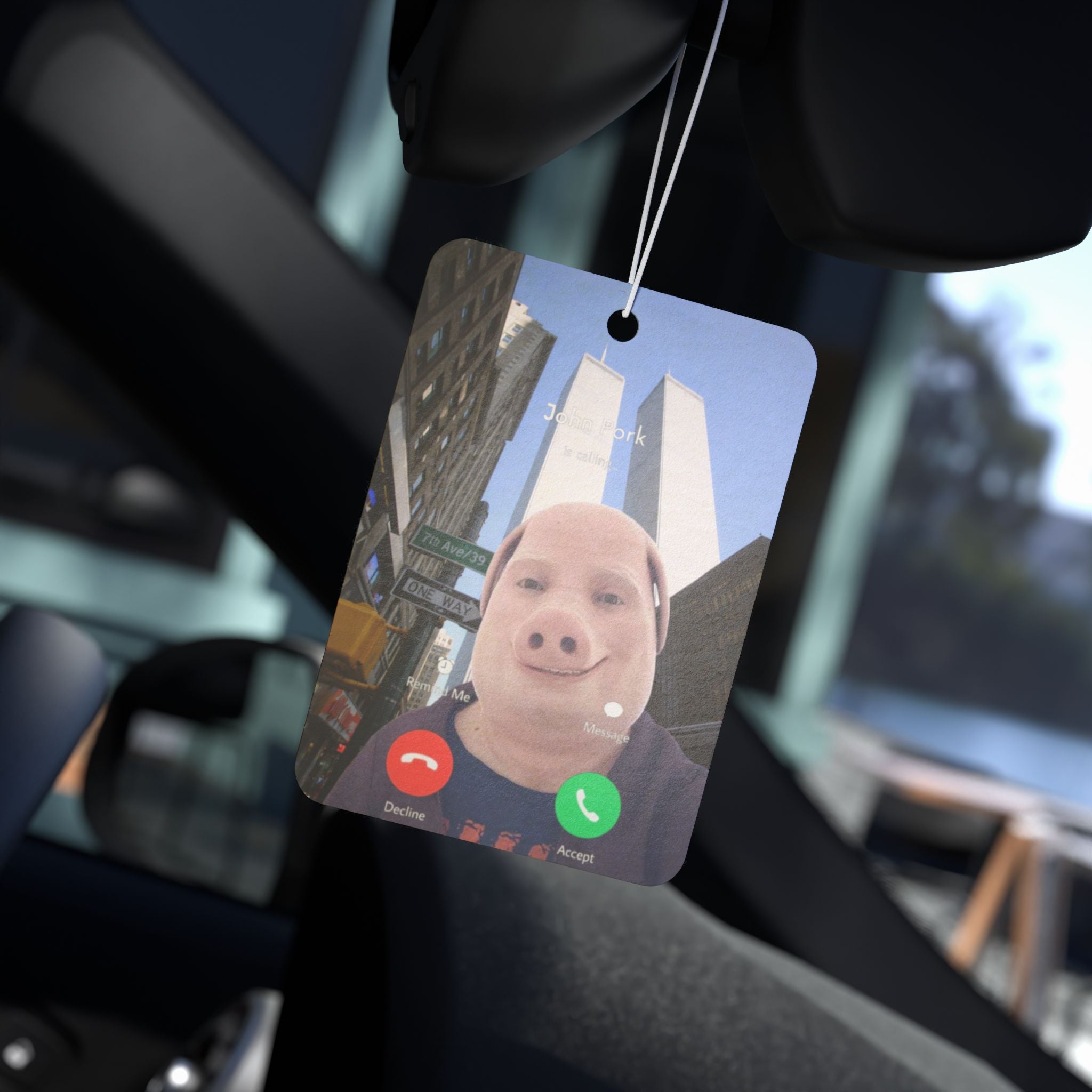 Porkious Calling -  Car Air Freshener