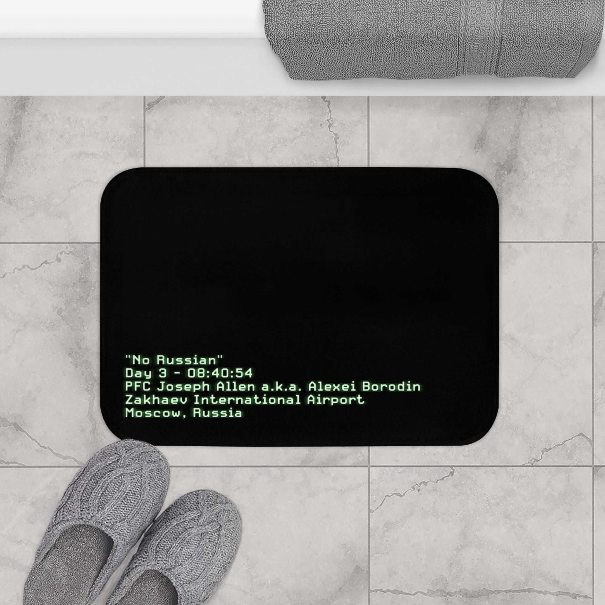 'No Russian' - Bathmat