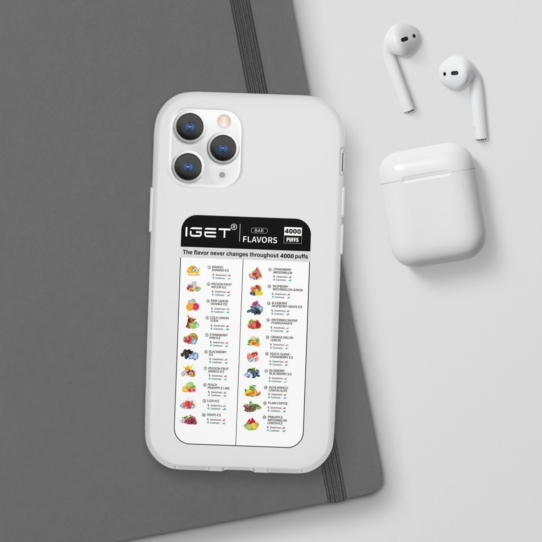 Vape Menu - Flexi Case