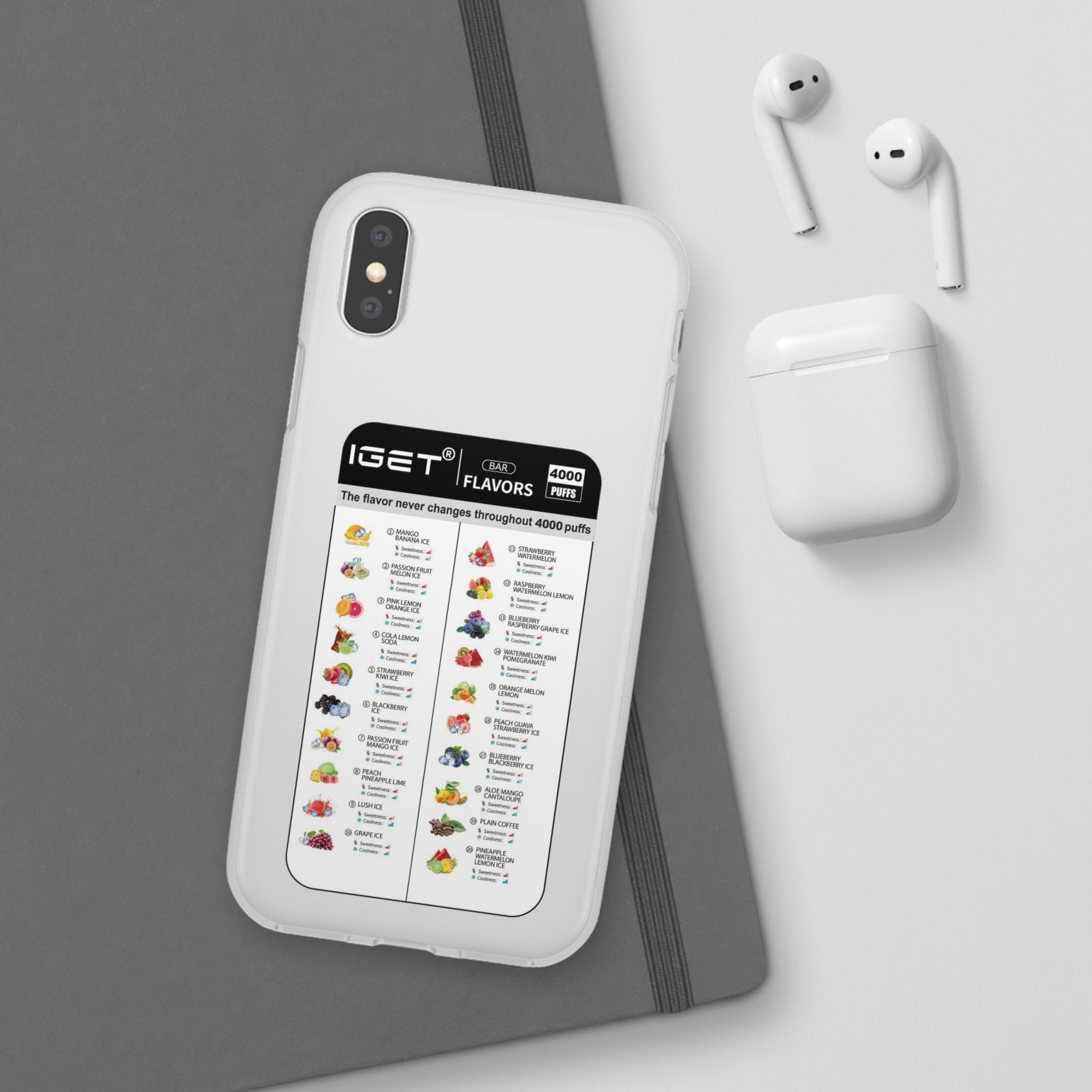 Vape Menu - Flexi Case