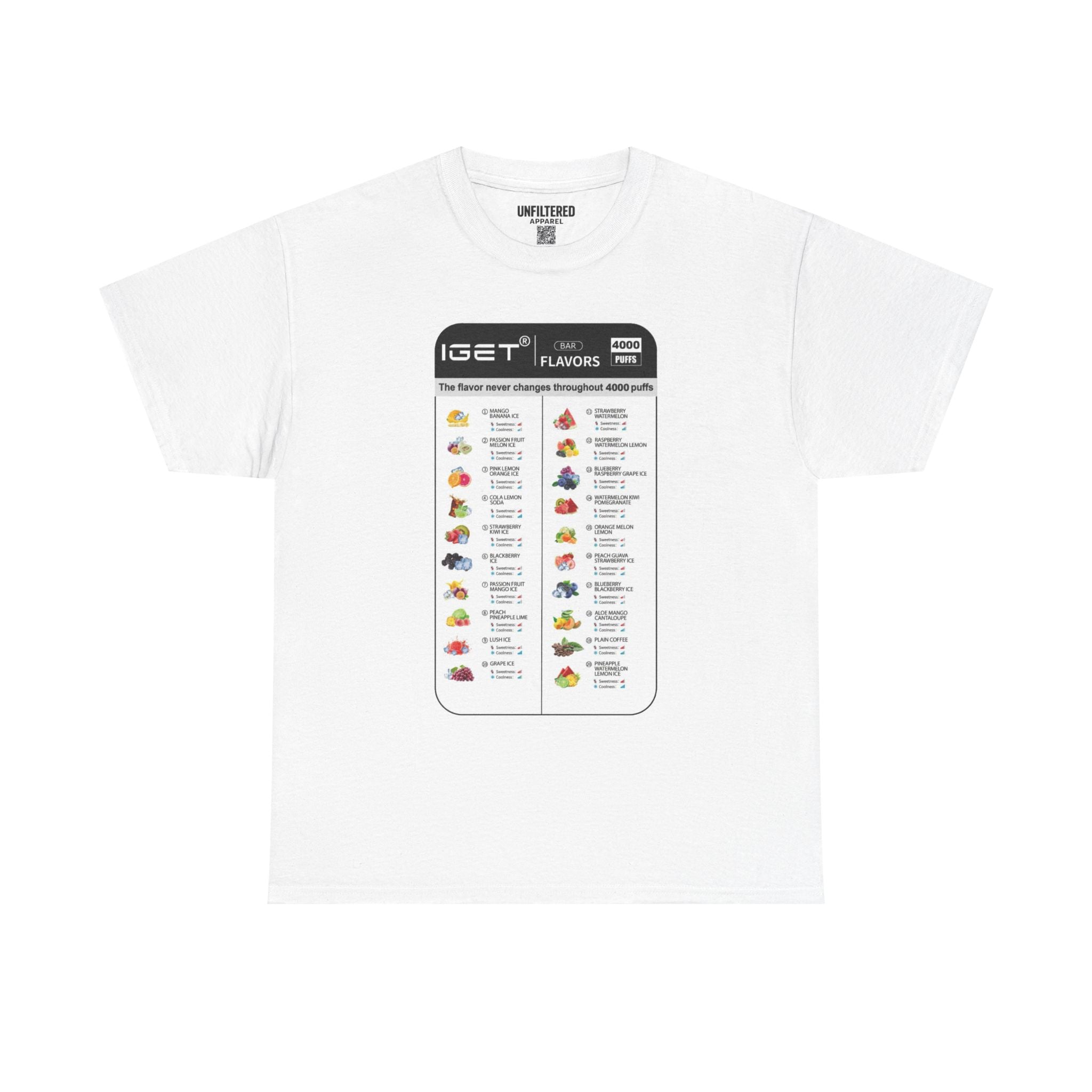 Vape Menu - T-Shirt