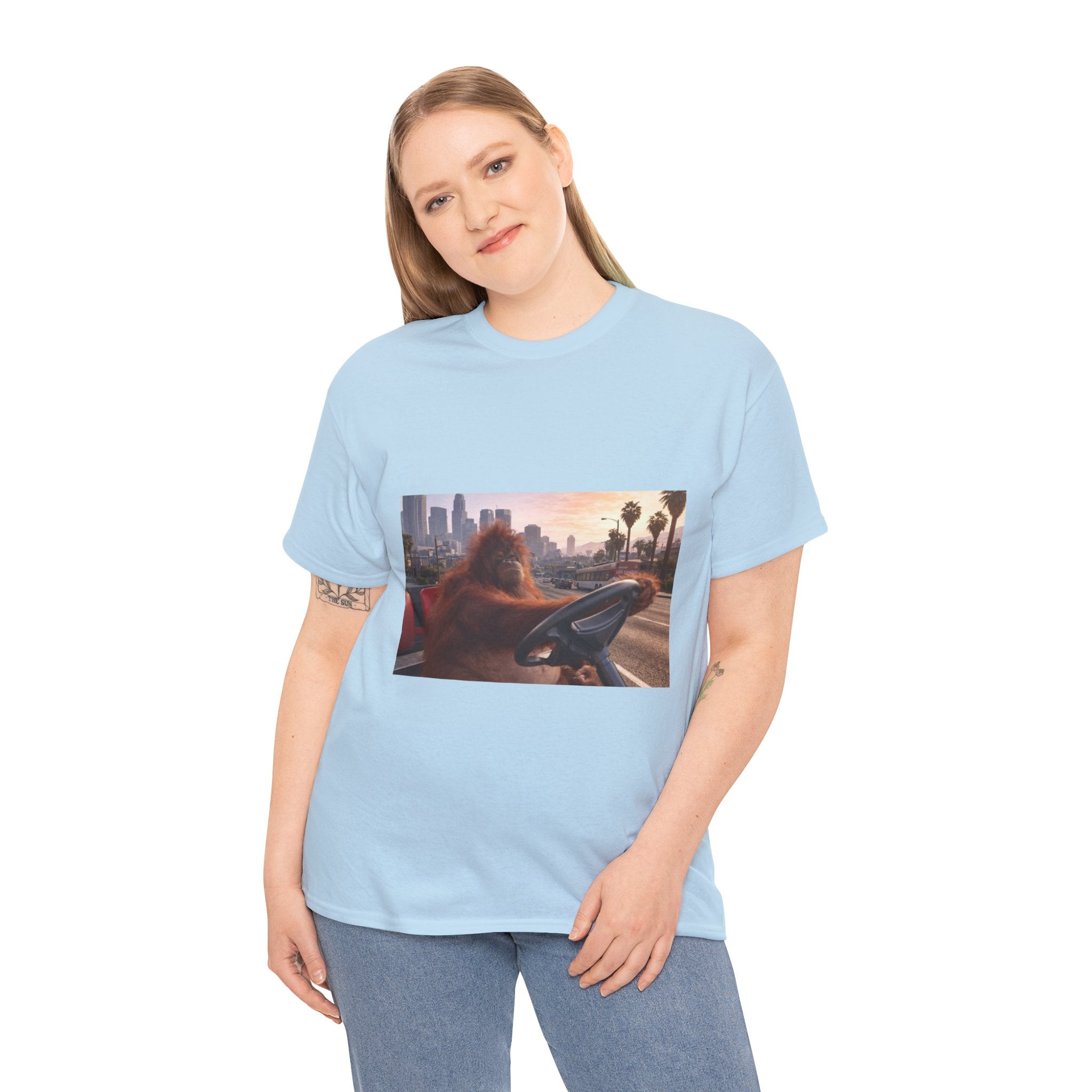 Orangutan Driving Los Santos - T-Shirt