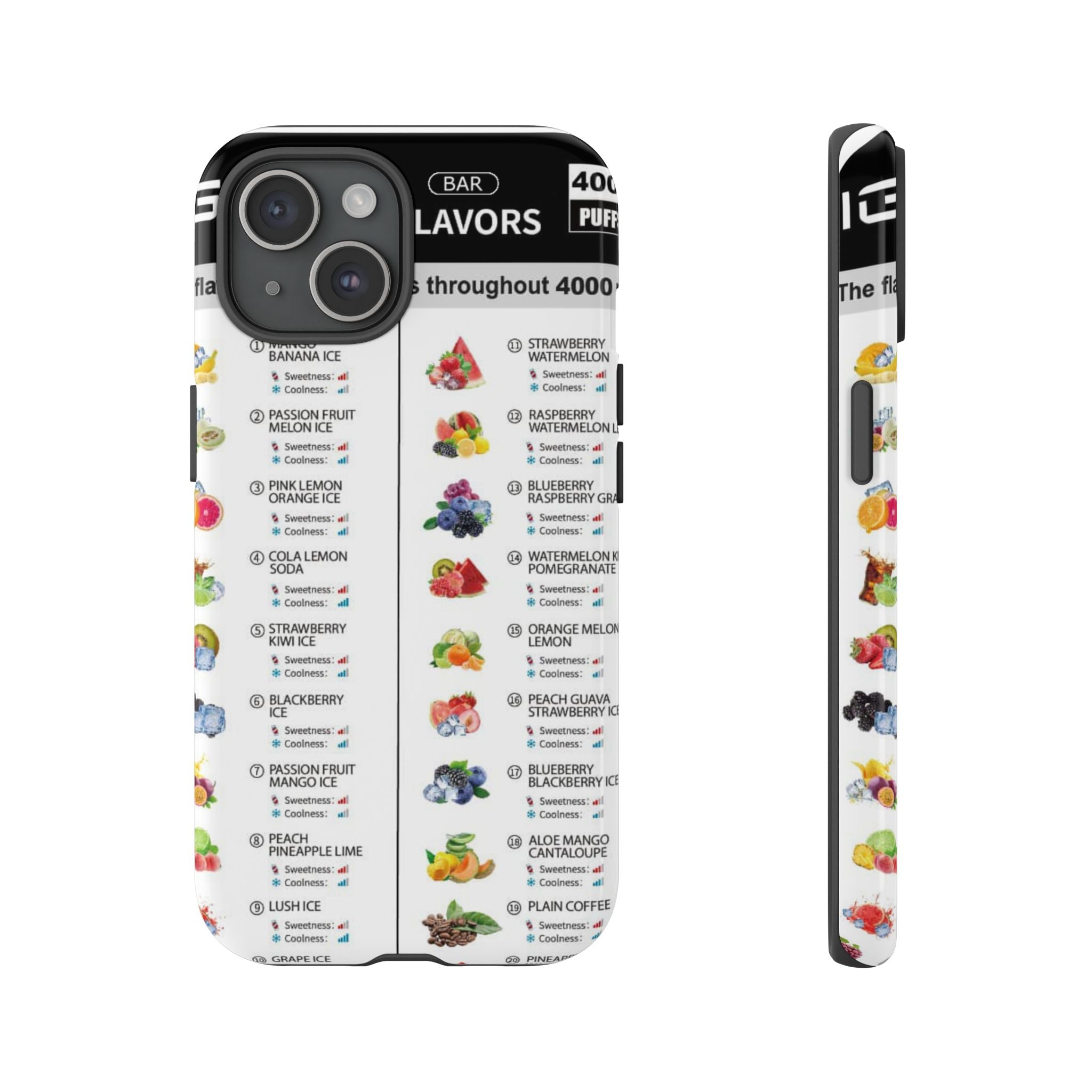 Vape Menu - Tough Case