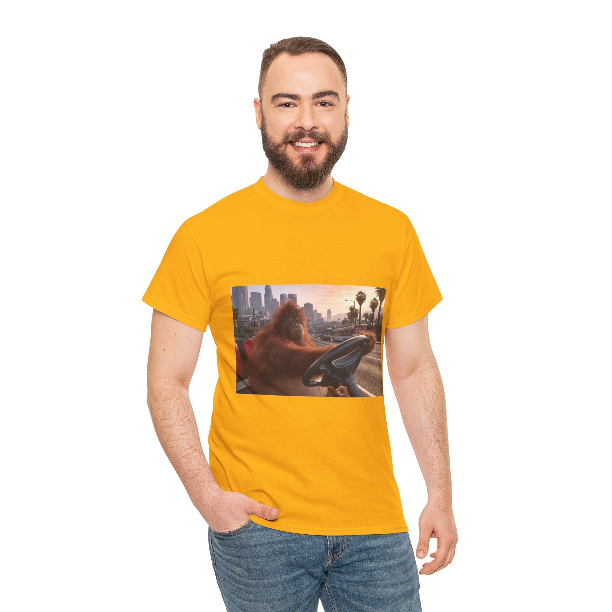 Orangutan Driving Los Santos - T-Shirt