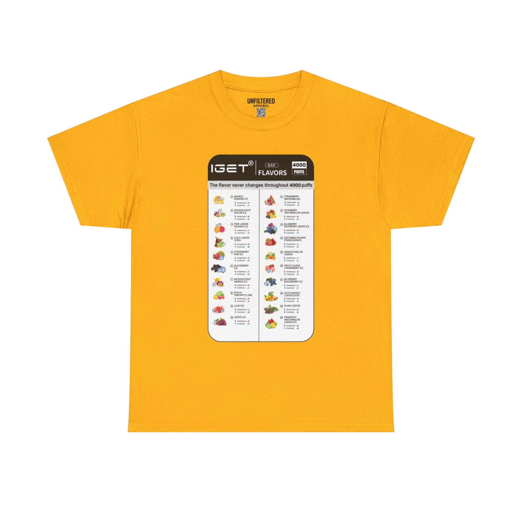 Vape Menu - T-Shirt