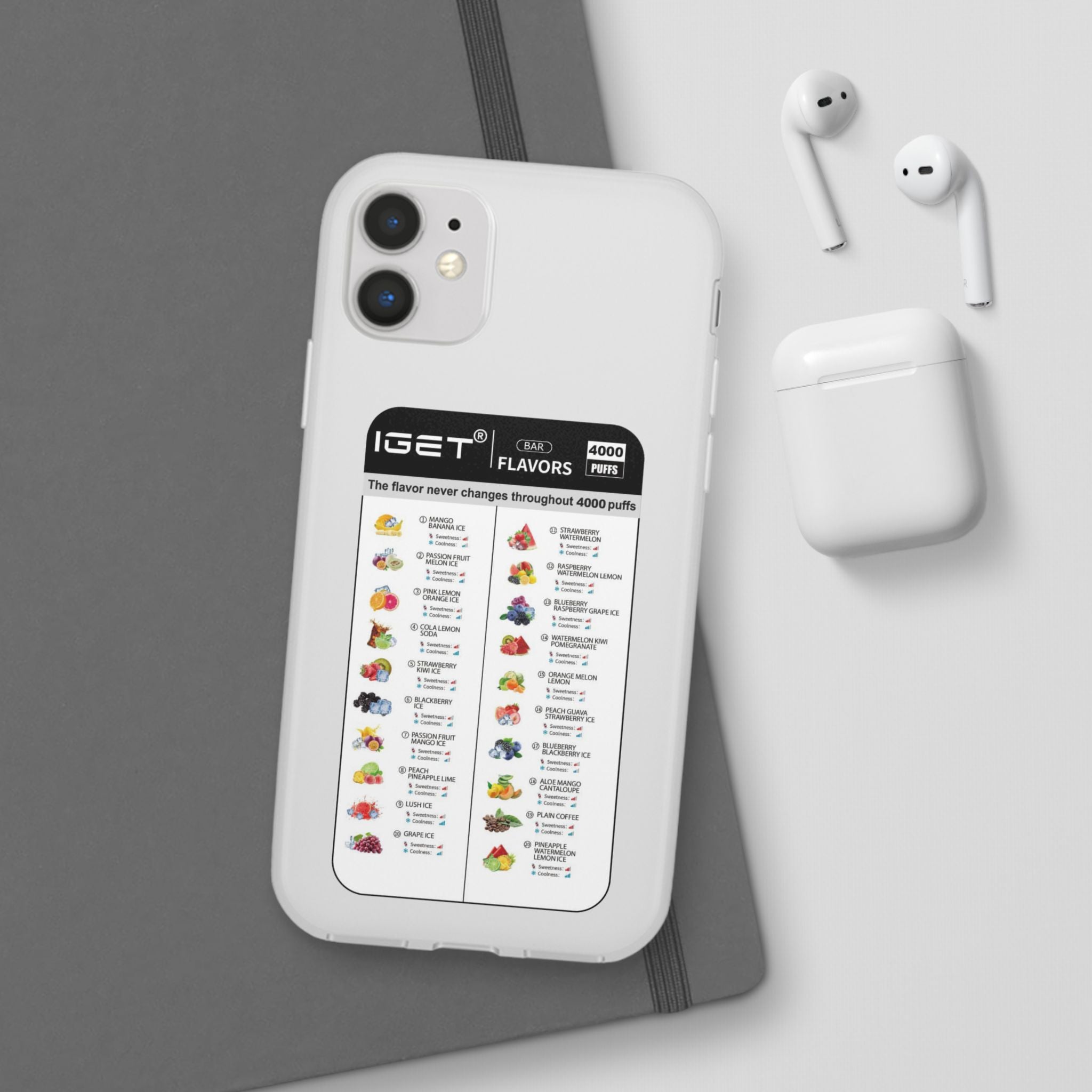 Vape Menu - Flexi Case