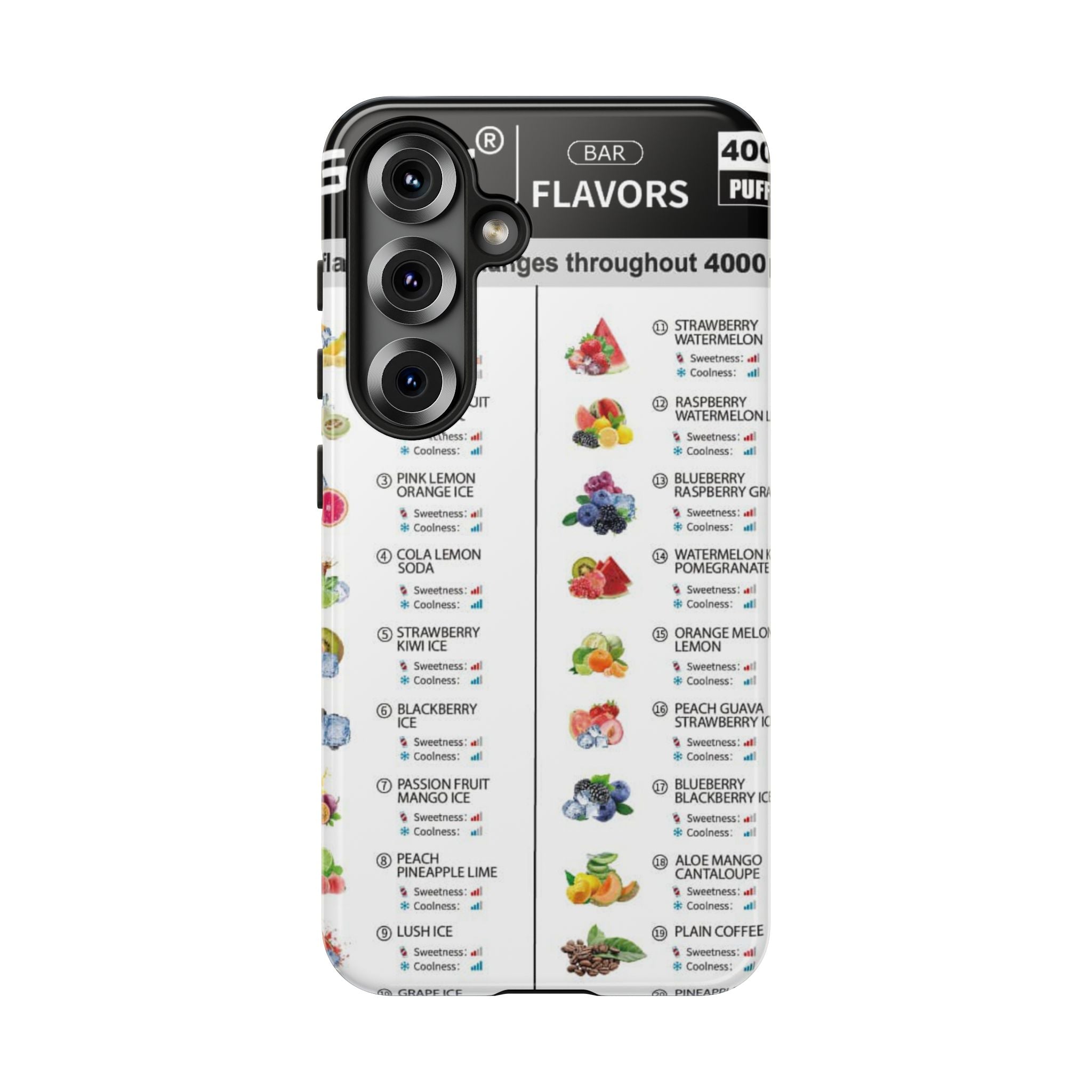 Vape Menu - Tough Case