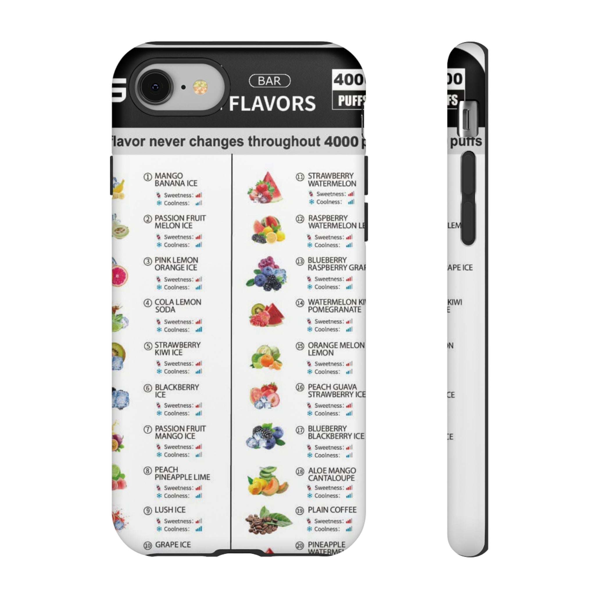 Vape Menu - Tough Case