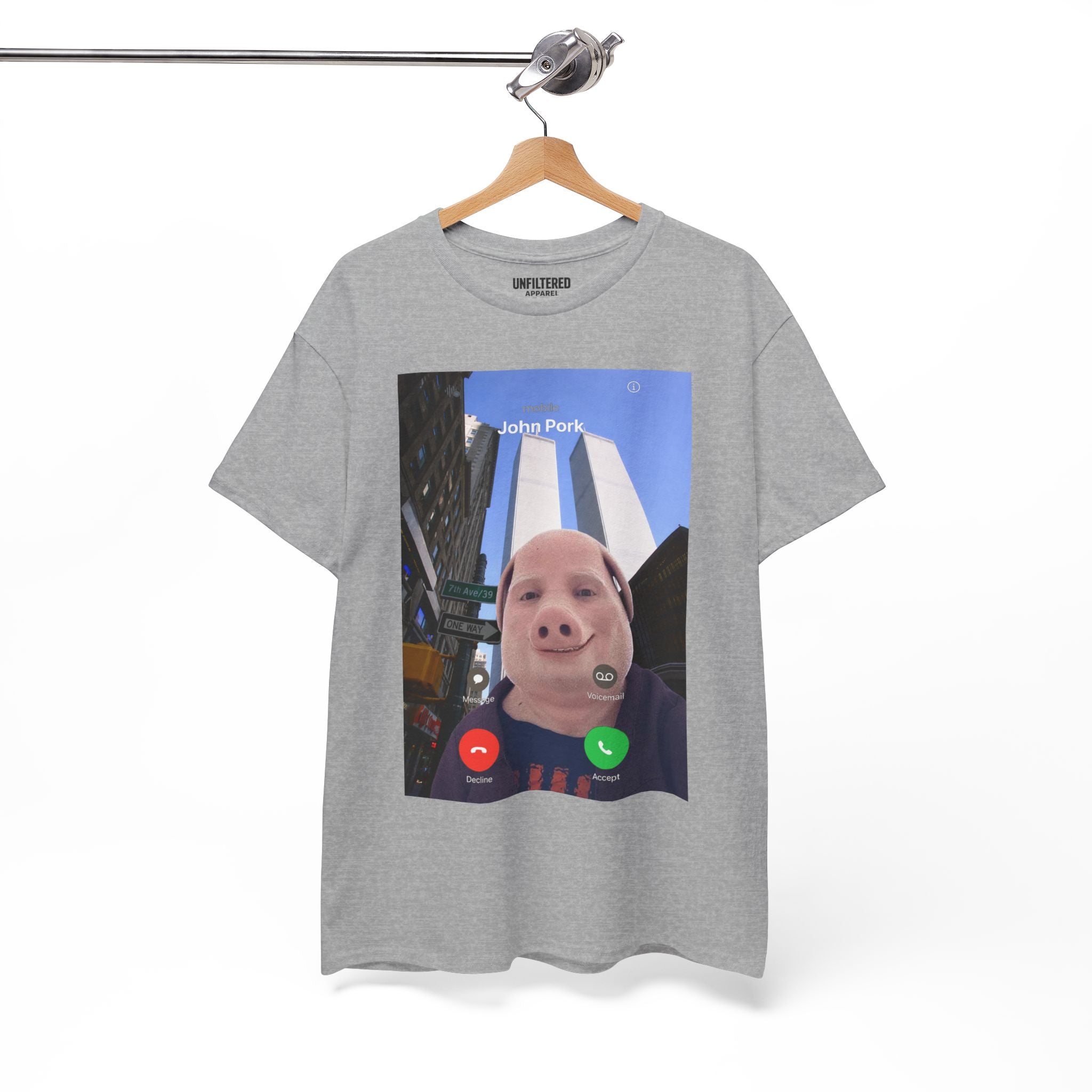 John Pork in New York - T-Shirt