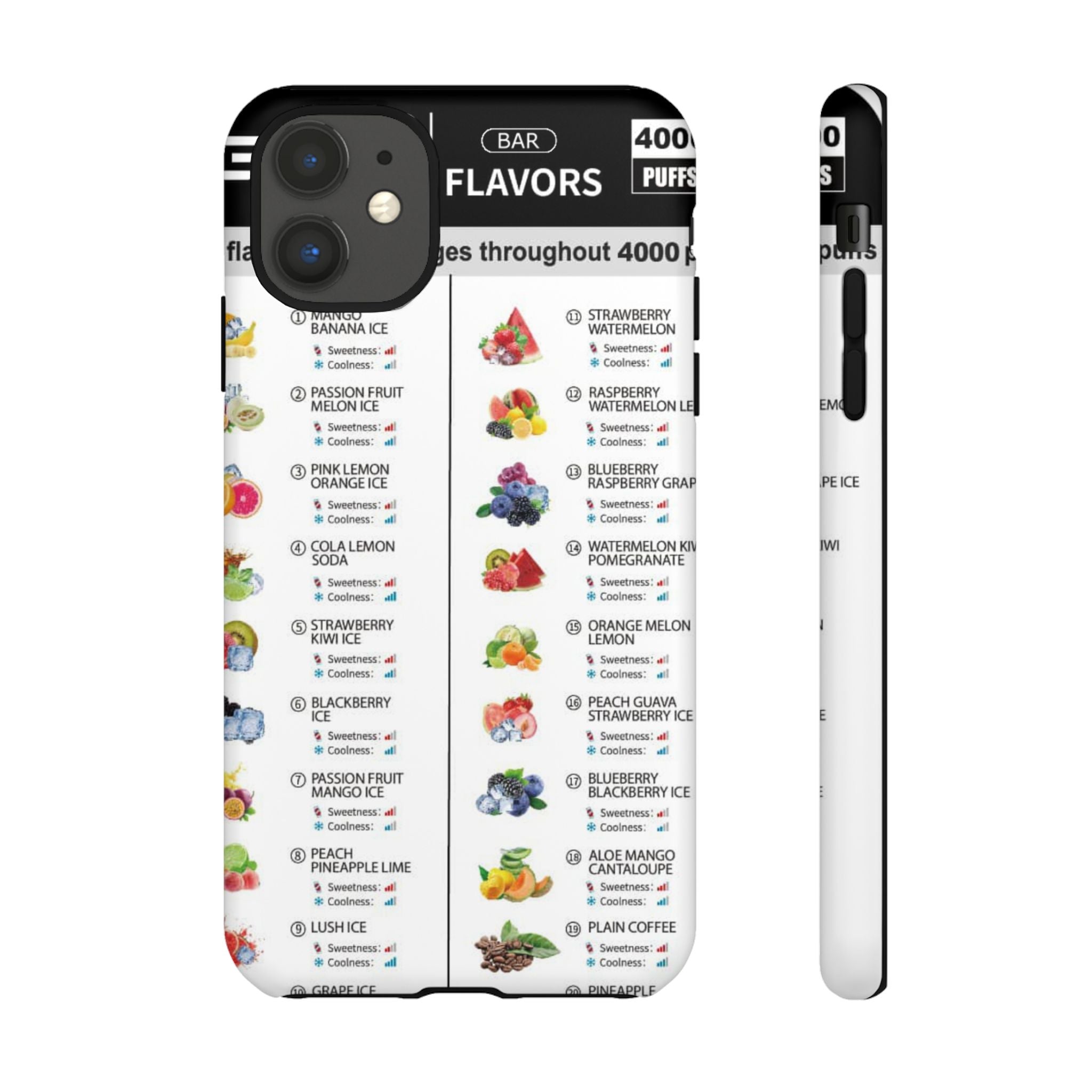 Vape Menu - Tough Case