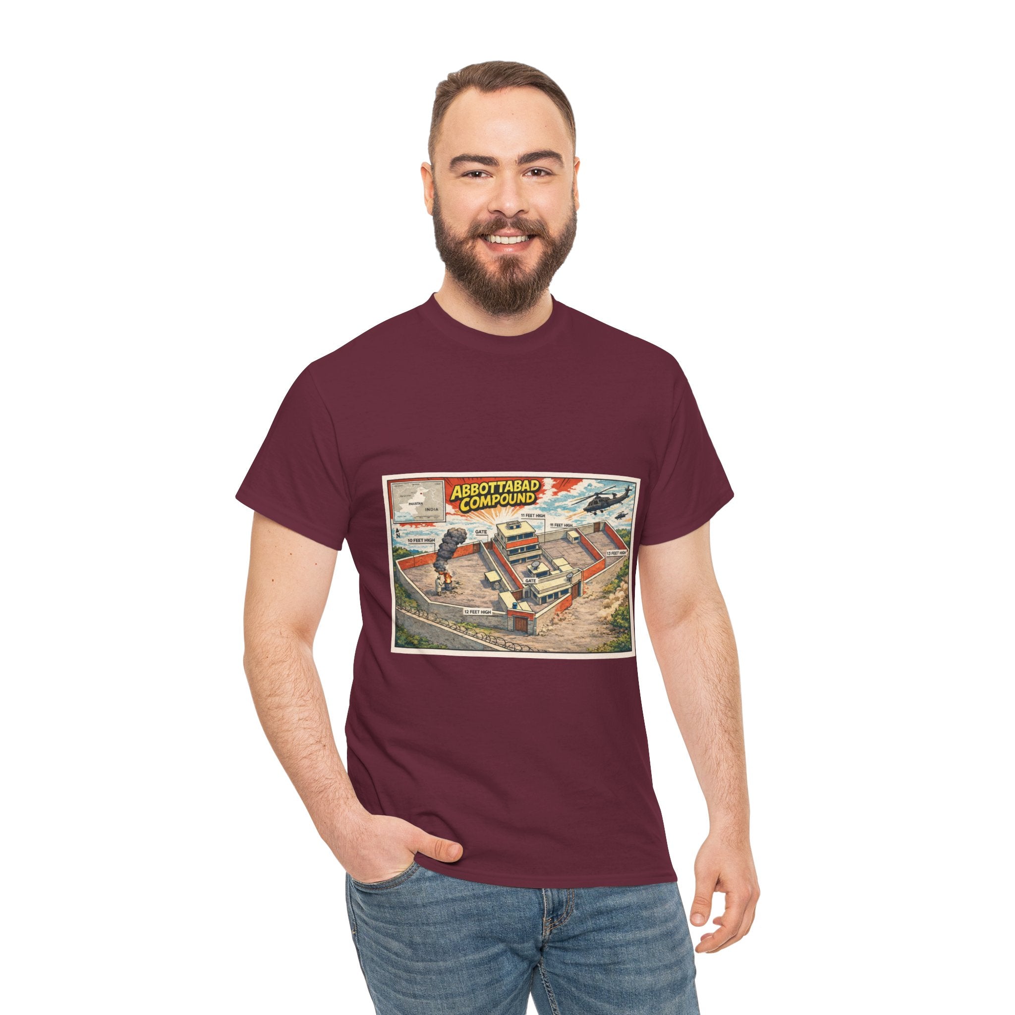 Abbottabad Compound Comic - T-Shirt
