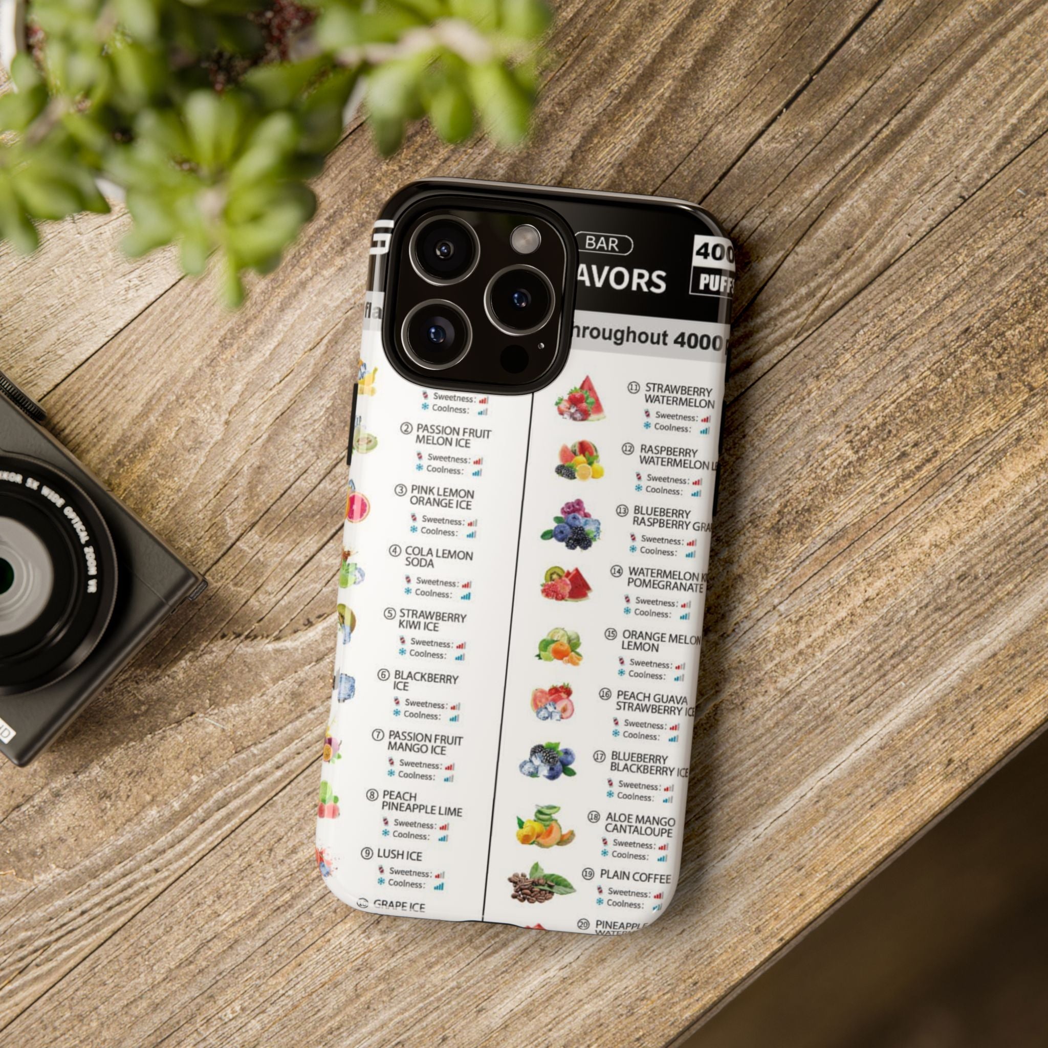 Vape Menu - Tough Case