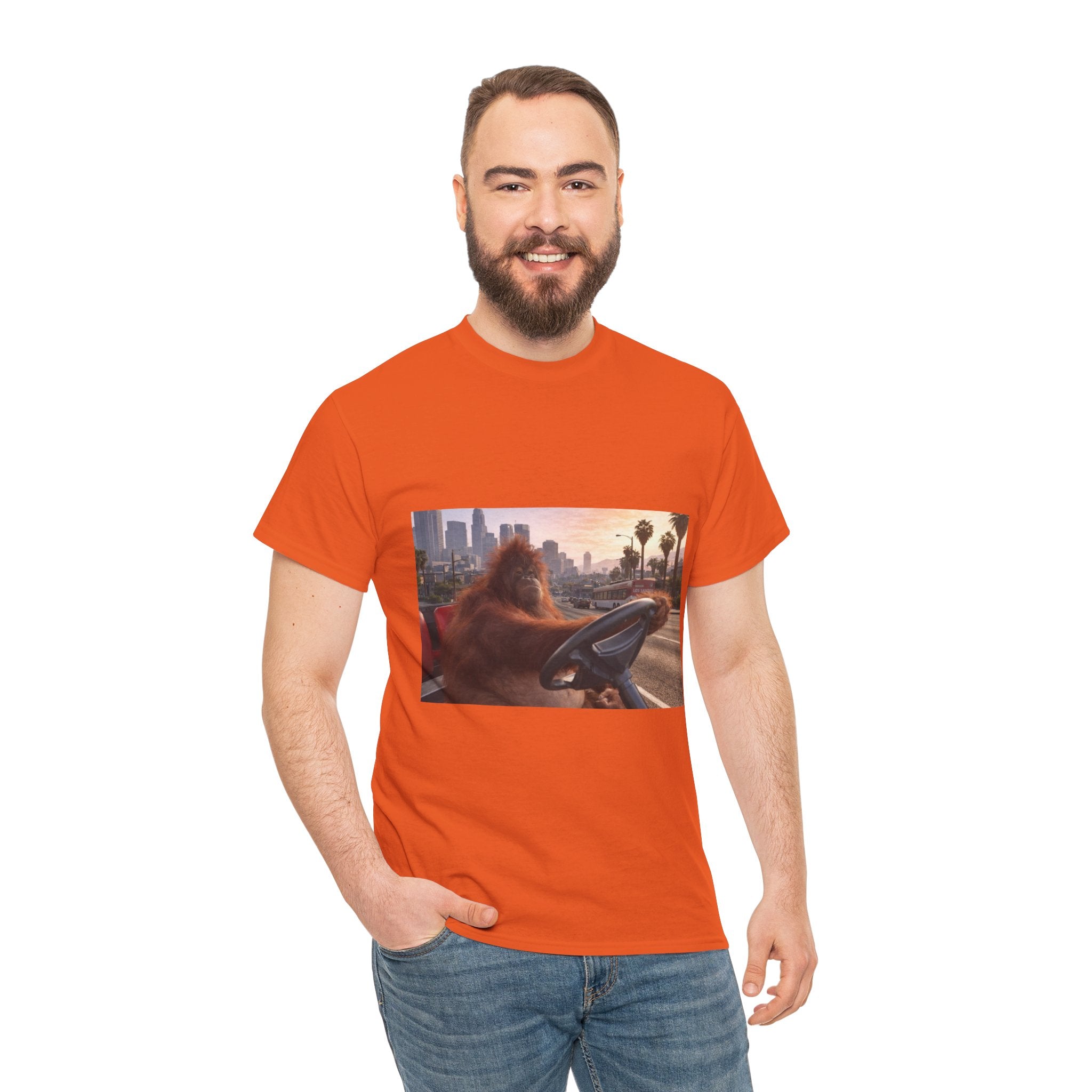 Orangutan Driving Los Santos - T-Shirt