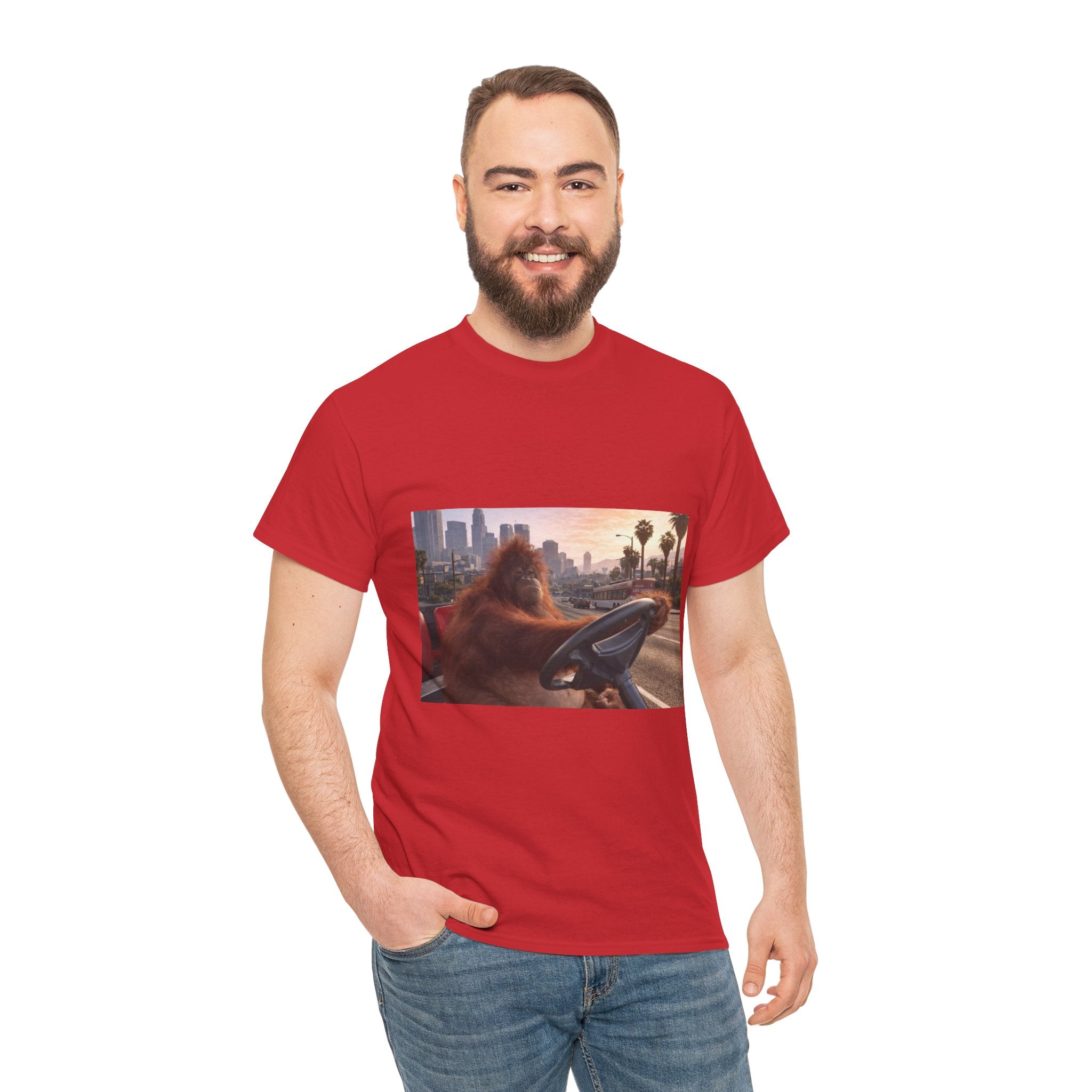 Orangutan Driving Los Santos - T-Shirt