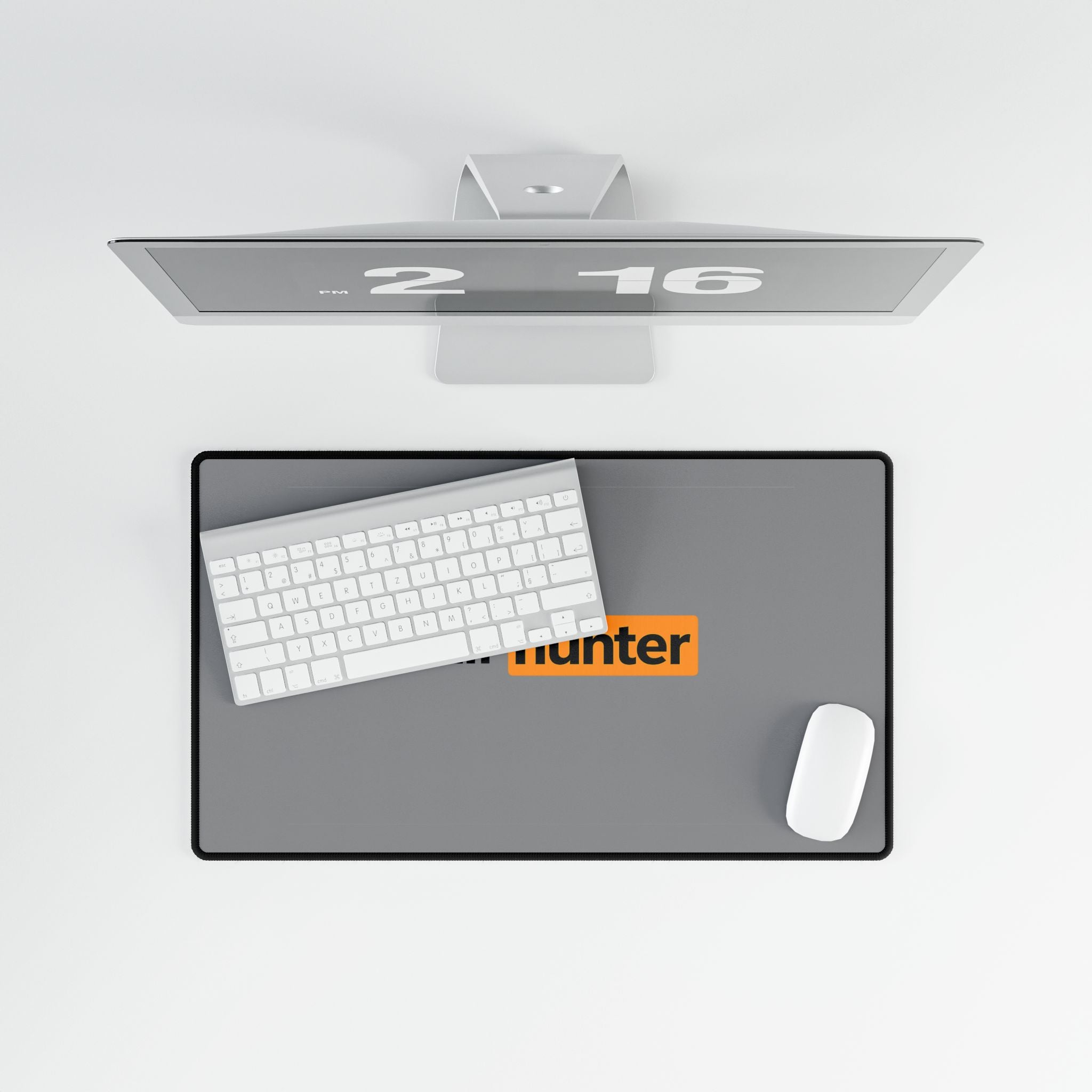 Milf Hunter Mousepad Grey