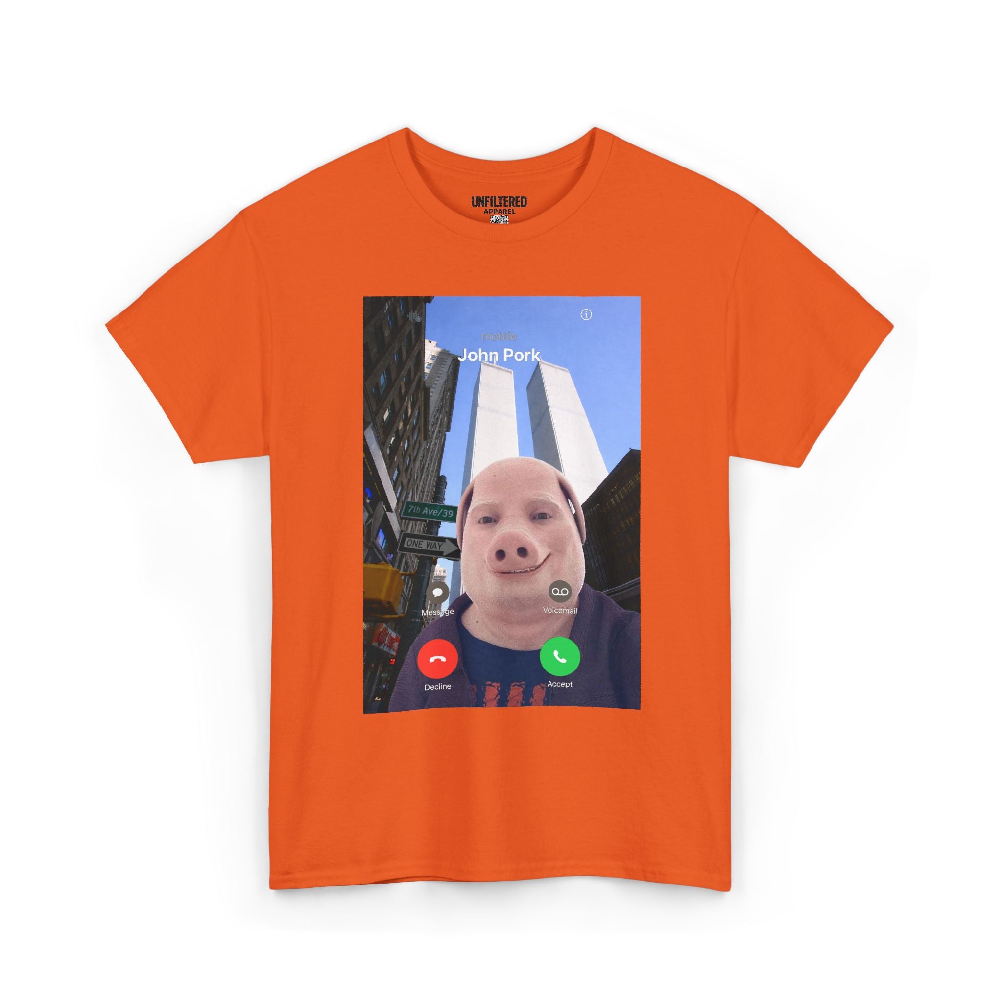 John Pork in New York - T-Shirt