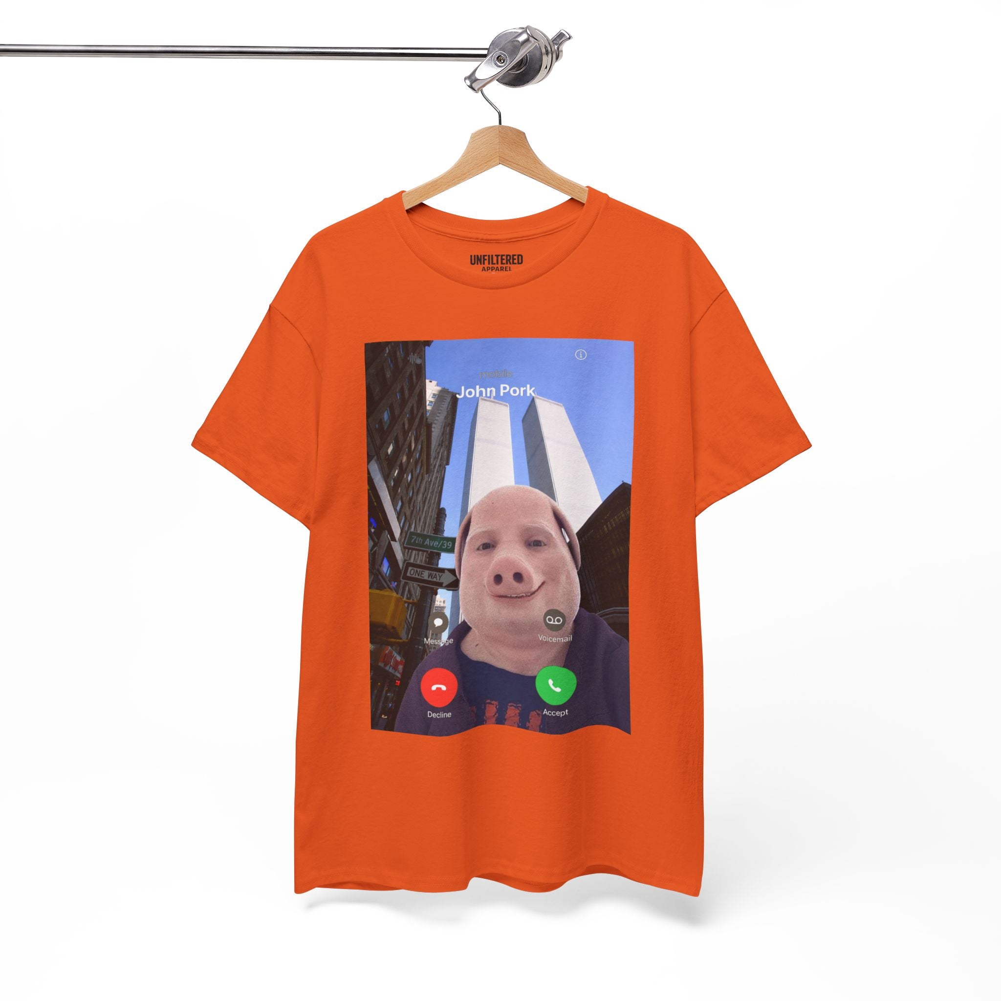 John Pork in New York - T-Shirt