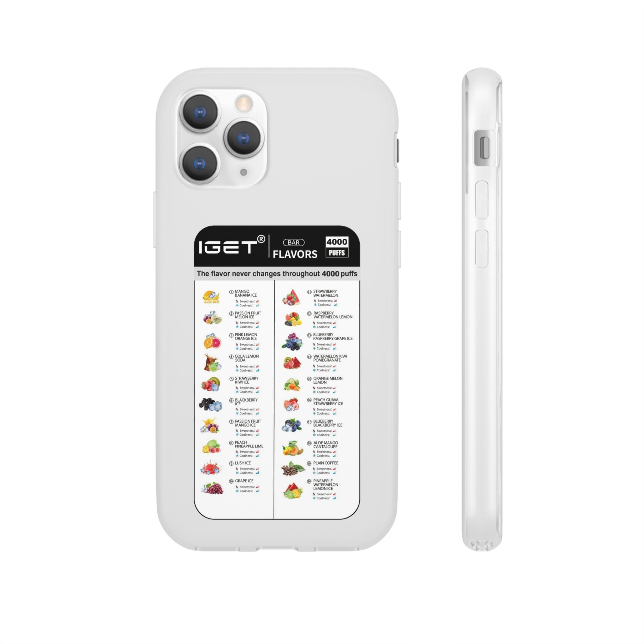 Vape Menu - Flexi Case