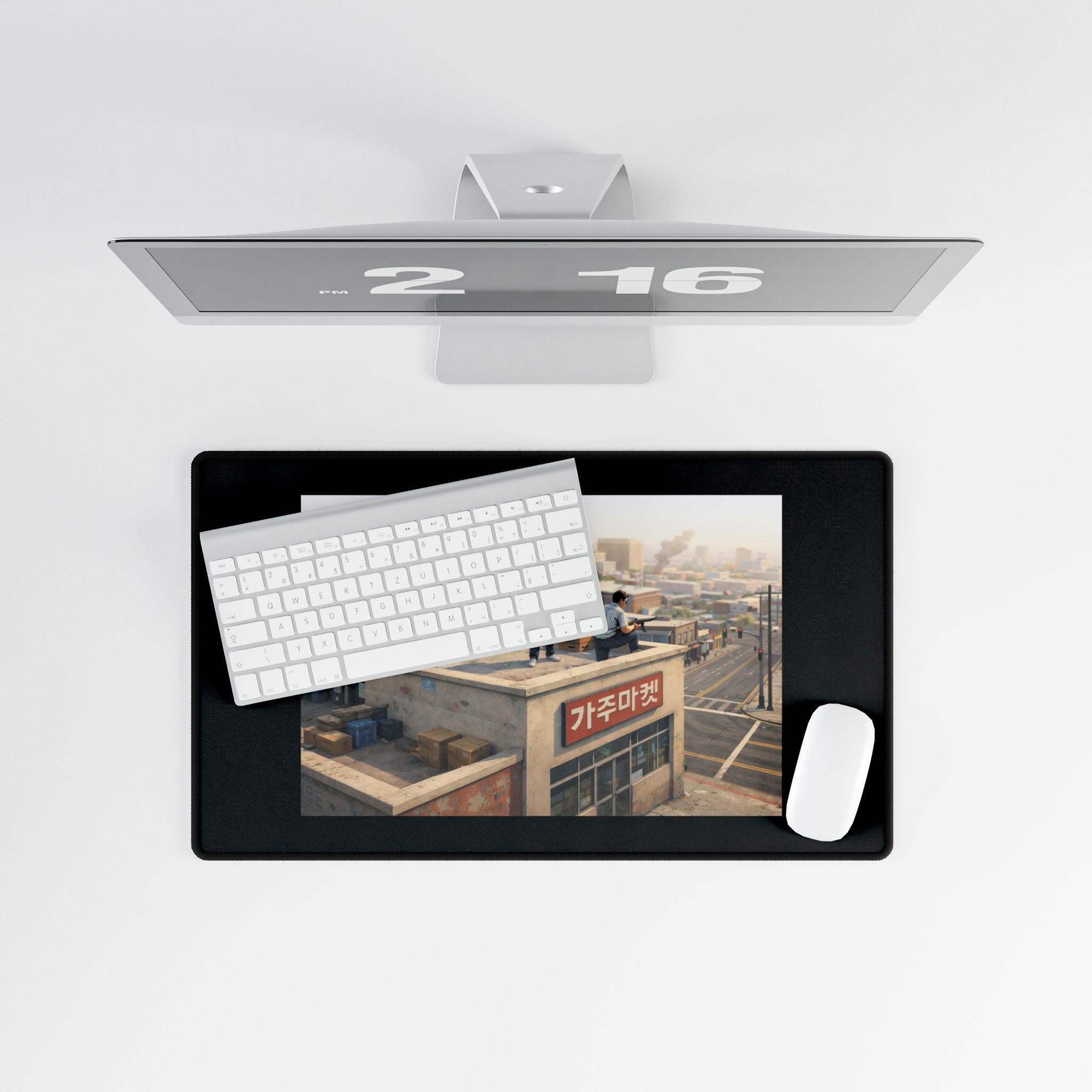 Korean Rooftop Mousepad